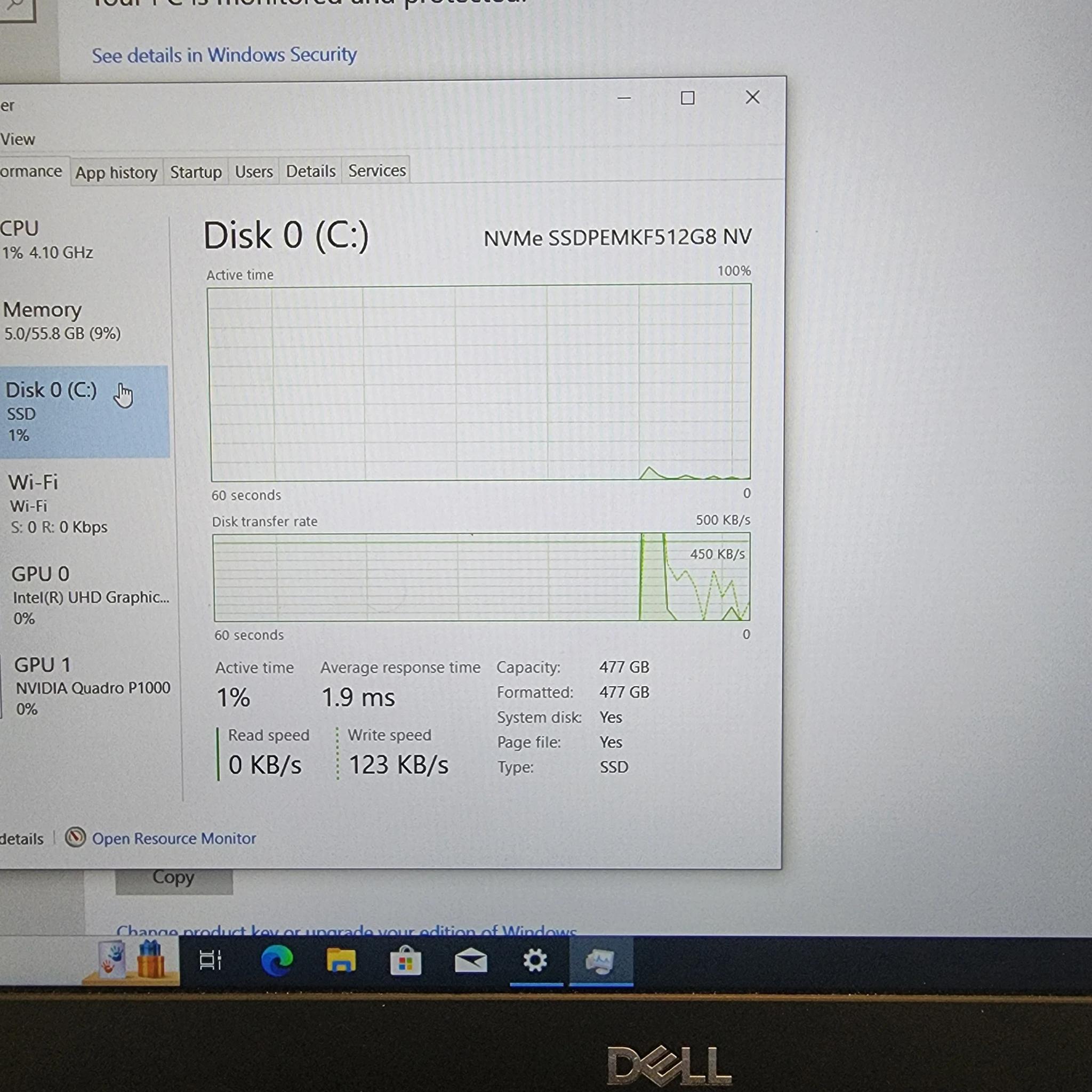 Dell Precision 7530 Workstation Laptop | i7-8850H | 56Gb DDR4 2400 | 512Gb NVMe | Quadro P1000 4Gb