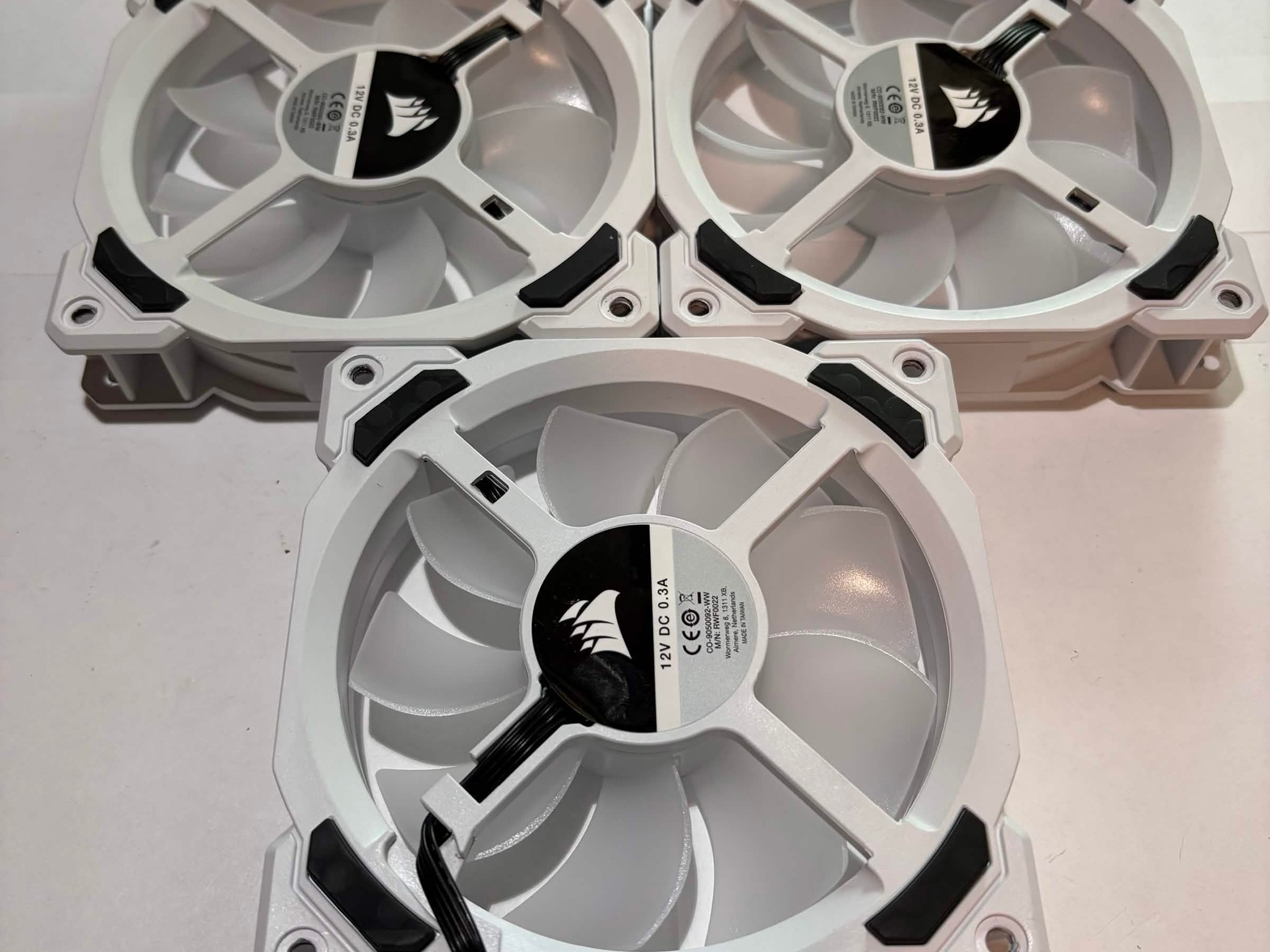 Corsair AF120 RGB Elite 120mm PWM ARGB Fans - 3 Pack