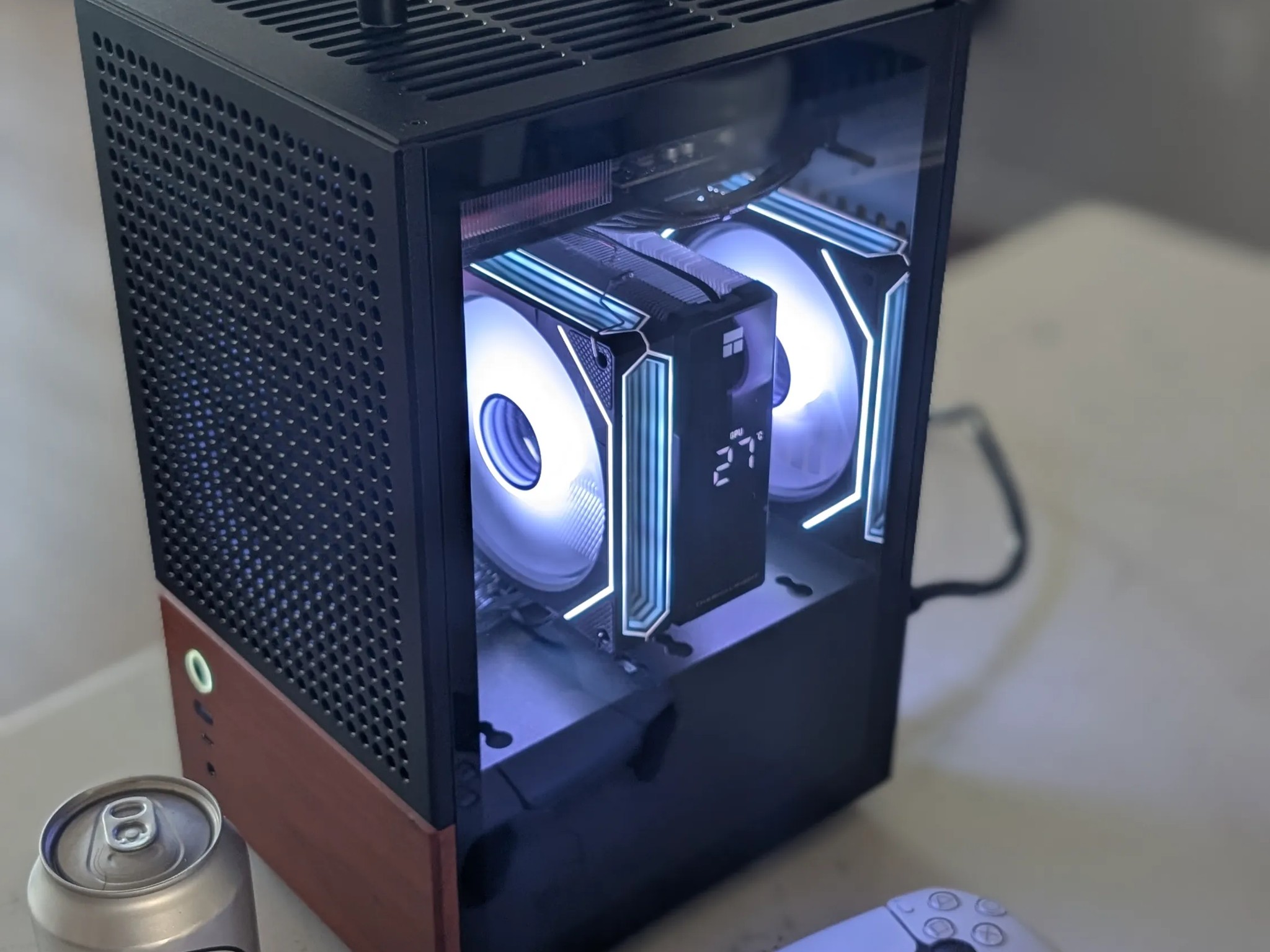 SFF Mini ITX RGB Gaming PC - 9600X + 5060 Ti 16GB - Jonsbo T6