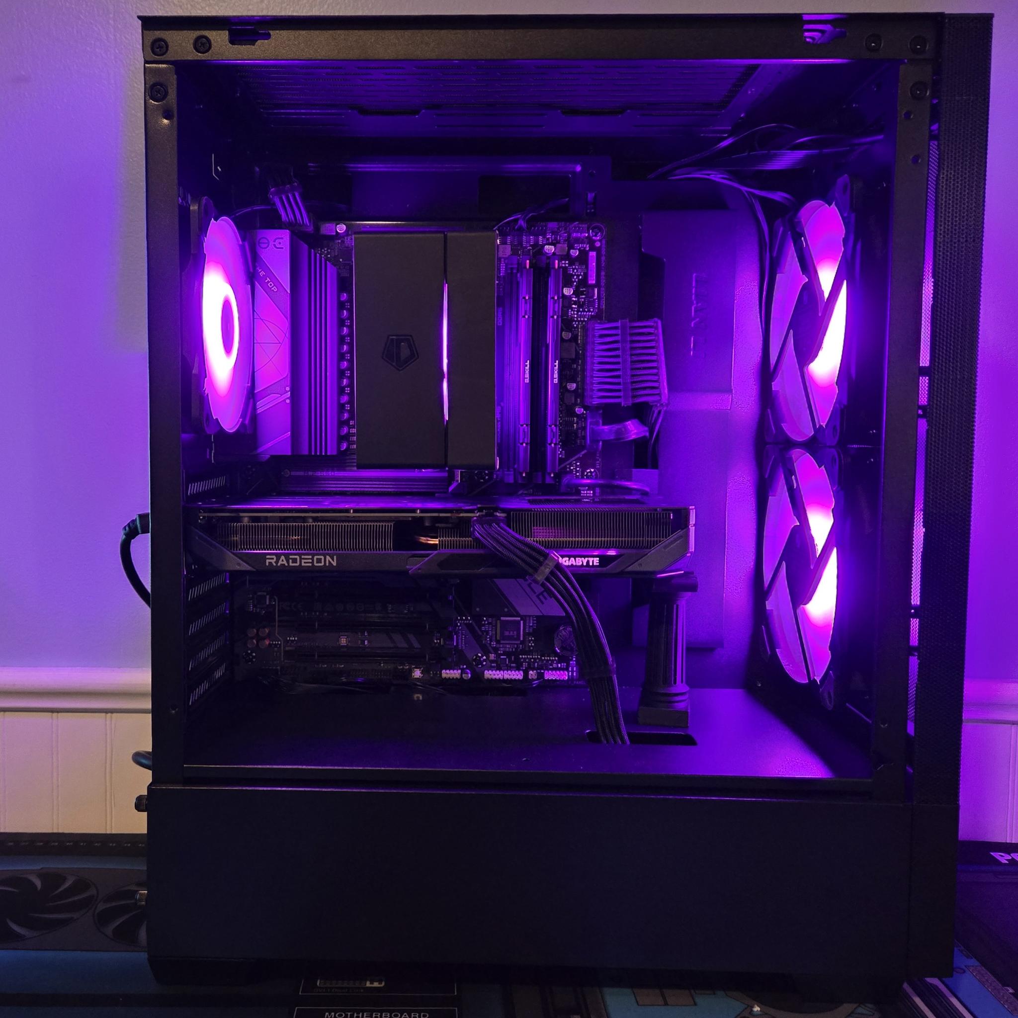🎮Compact 1080p/1440p PC🖥️|Ryzen 5 7500F|RX 9060XT 16GB|1TB NVME|32GB DDR5|Wifi/Bt|Win 11 | 🎮🖥️