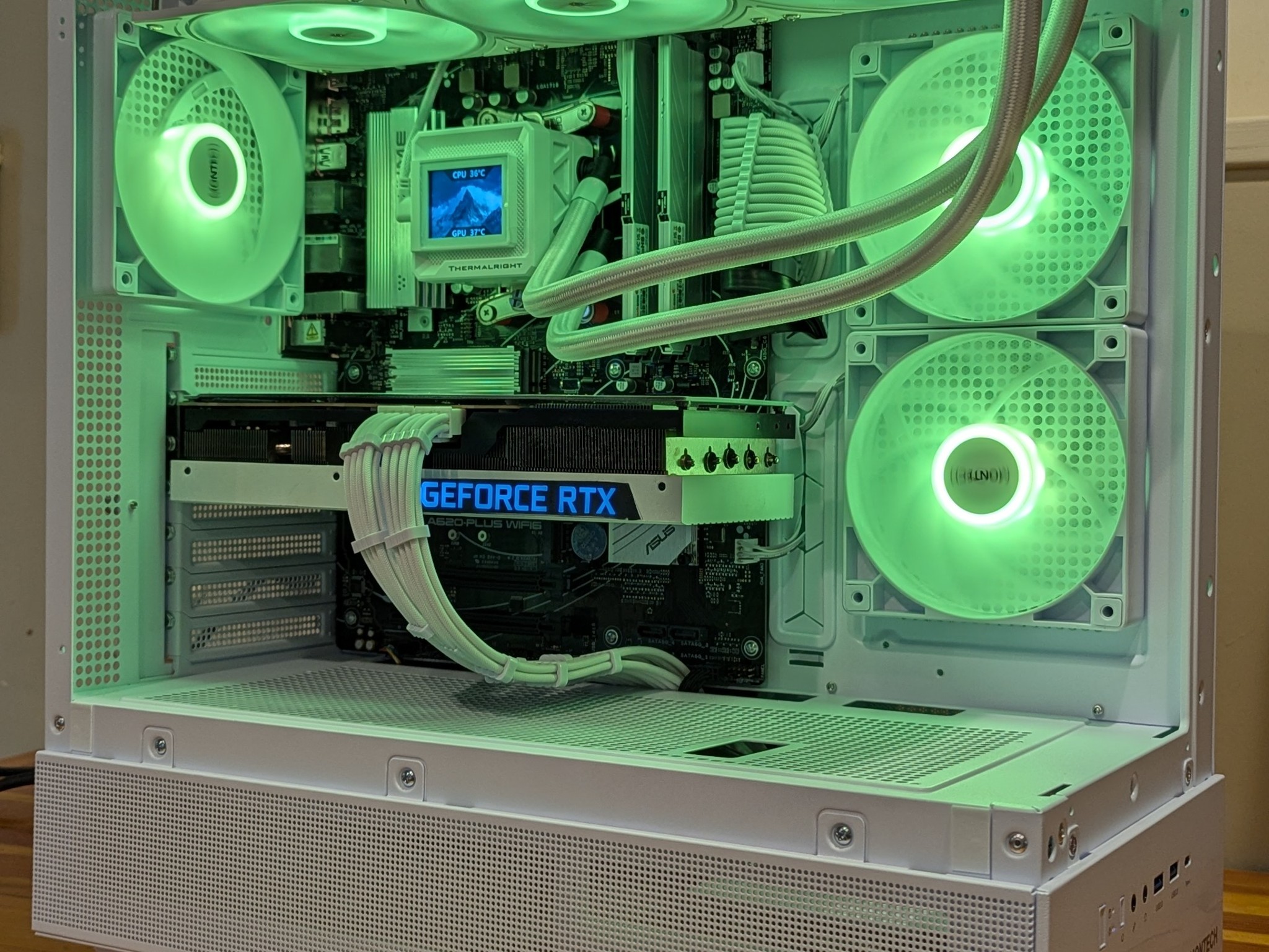 Ryzen 5 7600 || RTX 3070 Ti || 1440P White Gaming PC