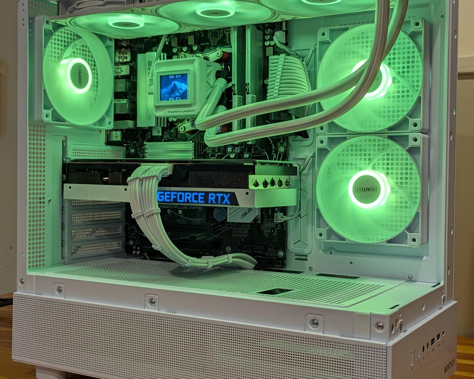 Ryzen 5 7600 || RTX 3070 Ti || 1440P White Gaming PC