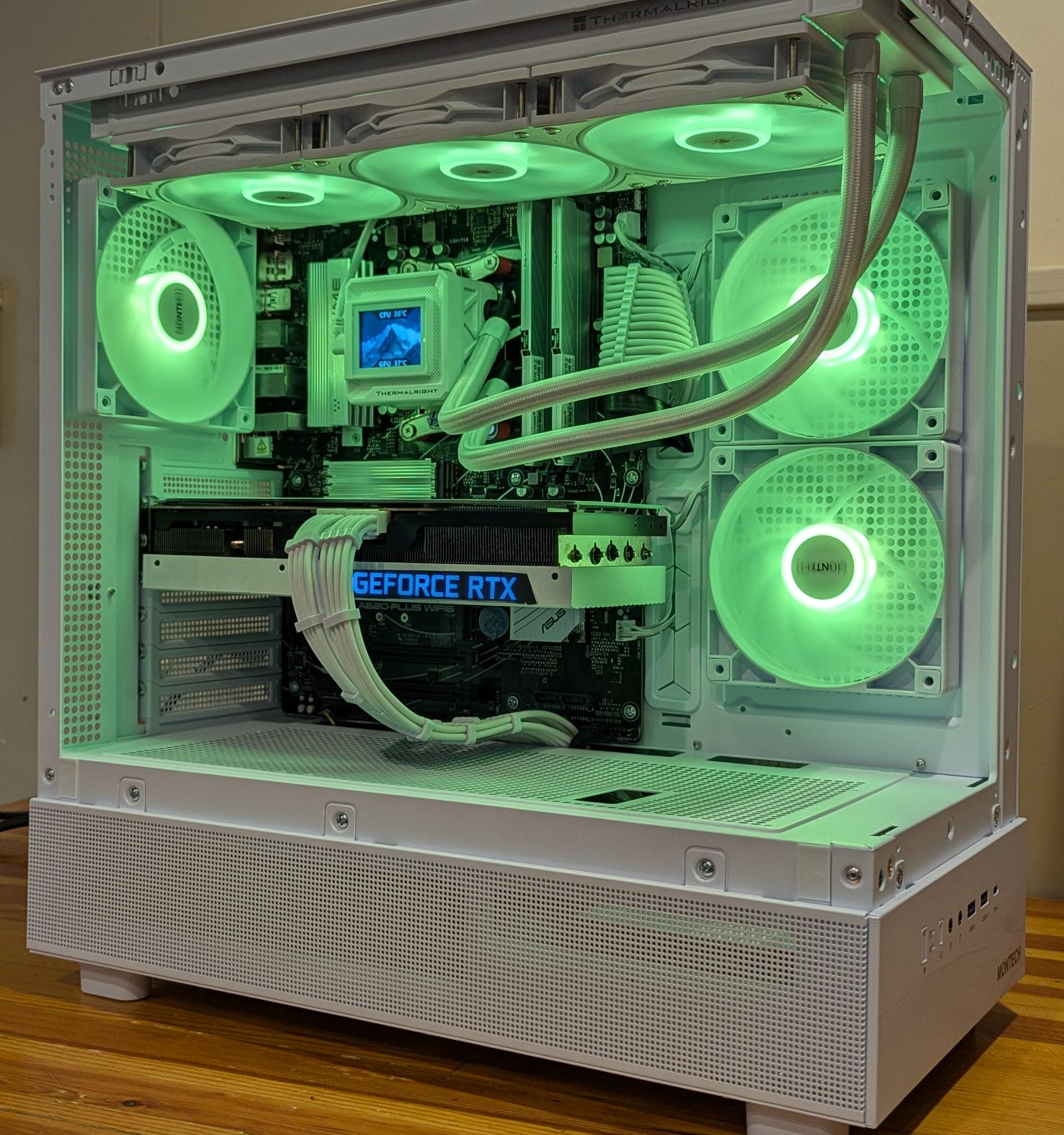 Ryzen 5 7600 || RTX 3070 Ti || 1440P White Gaming PC