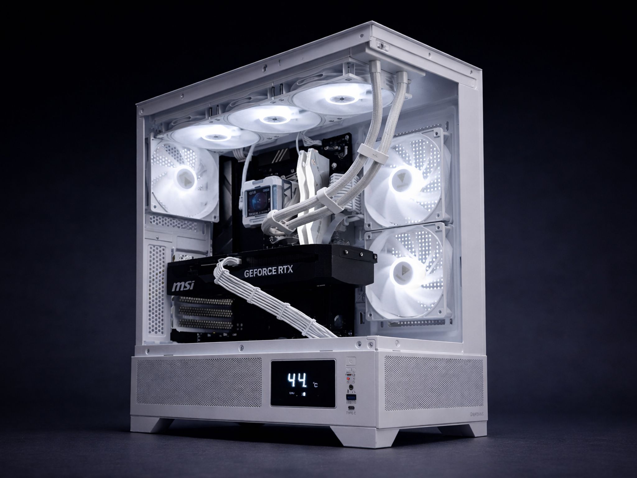 PLAY TODAY UPGRADE LATER  7800x3d/5070/16g DDR5 2tb total storage/750watt psu /360mm AIO