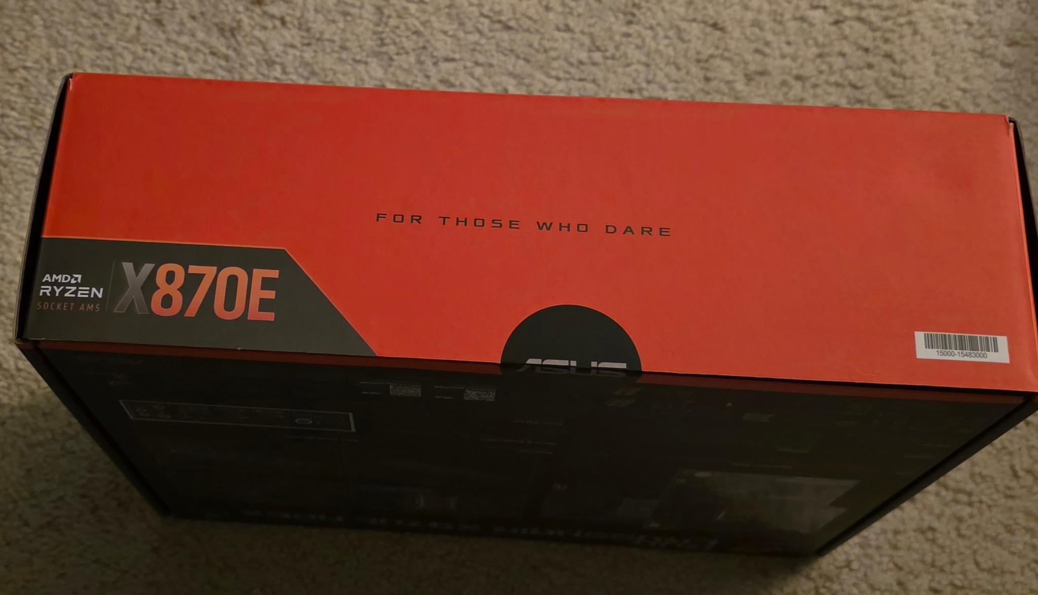 ASUS ROG CROSSHAIR X870E APEX AM5 ATX Motherboard Brand New Sealed