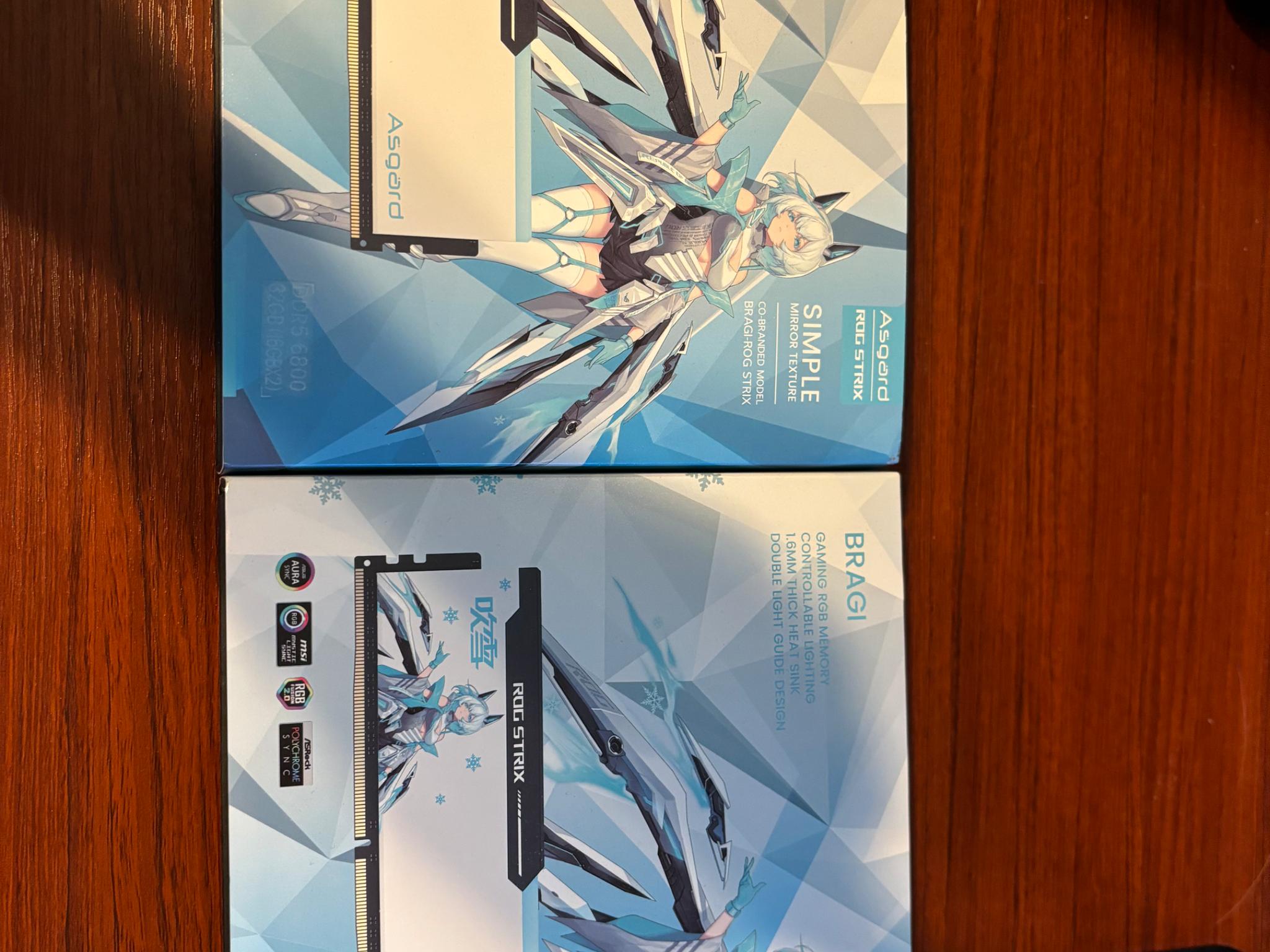 Asgard ROG strix 64GB ram 4x16 6800mhz CL34