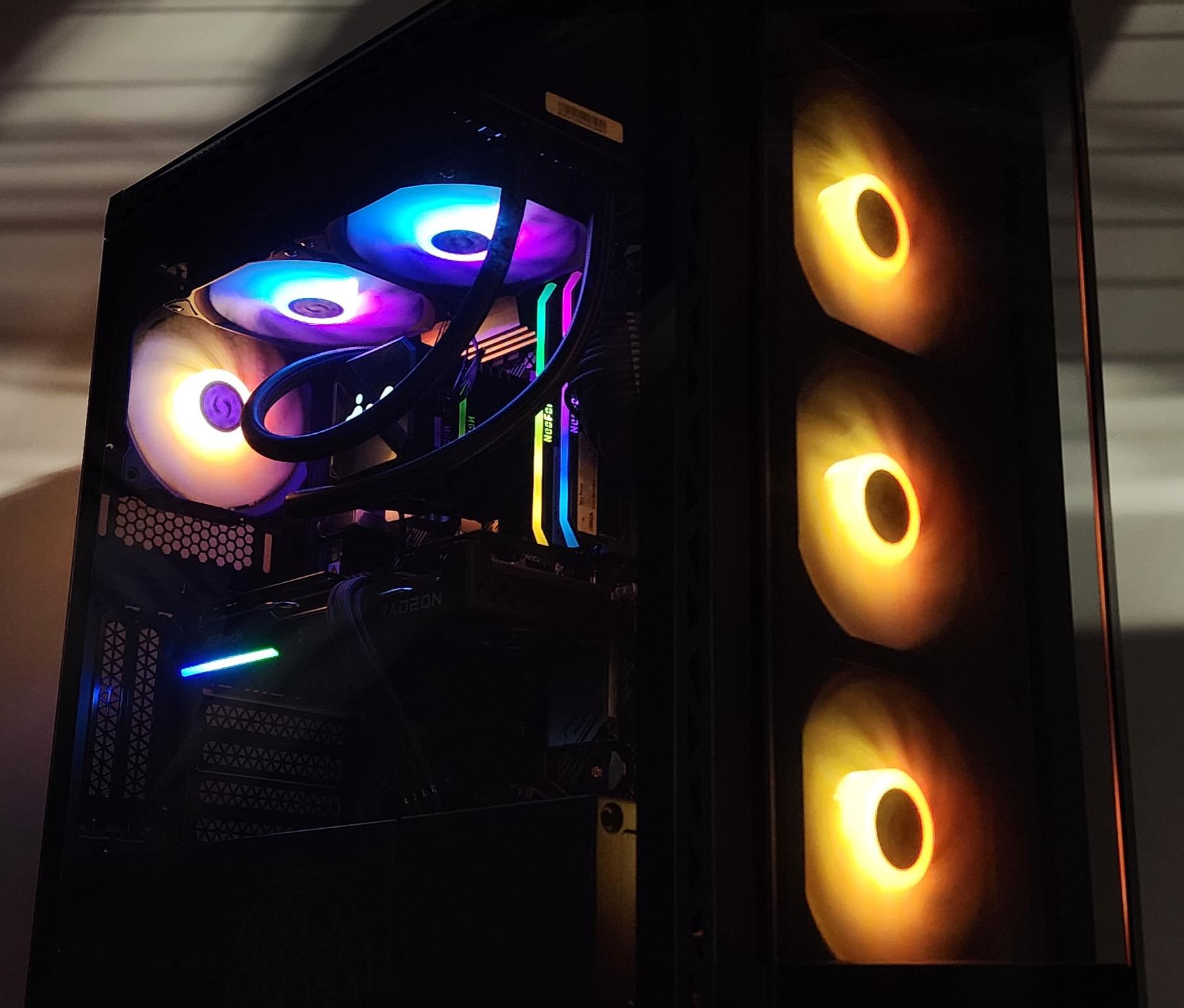 Gaming PC Ryzen 7 5700X 16GB RAM 1TB SSD RX 9060 8GB Windows 11 Computer