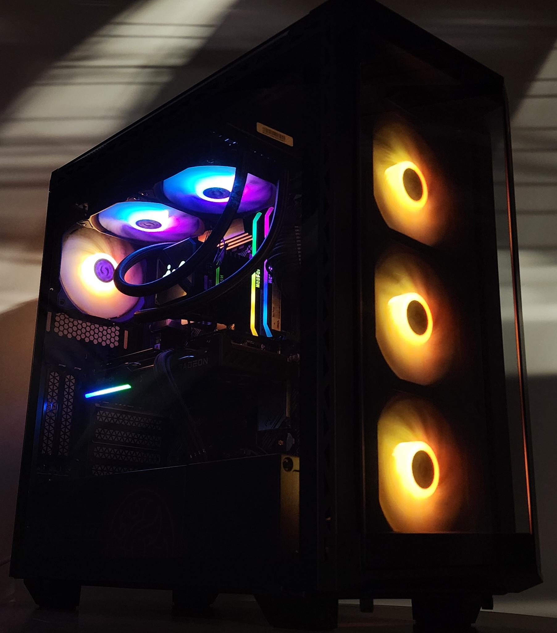 Gaming PC Ryzen 7 5700X 16GB RAM 1TB SSD RX 9060 8GB Windows 11 Computer