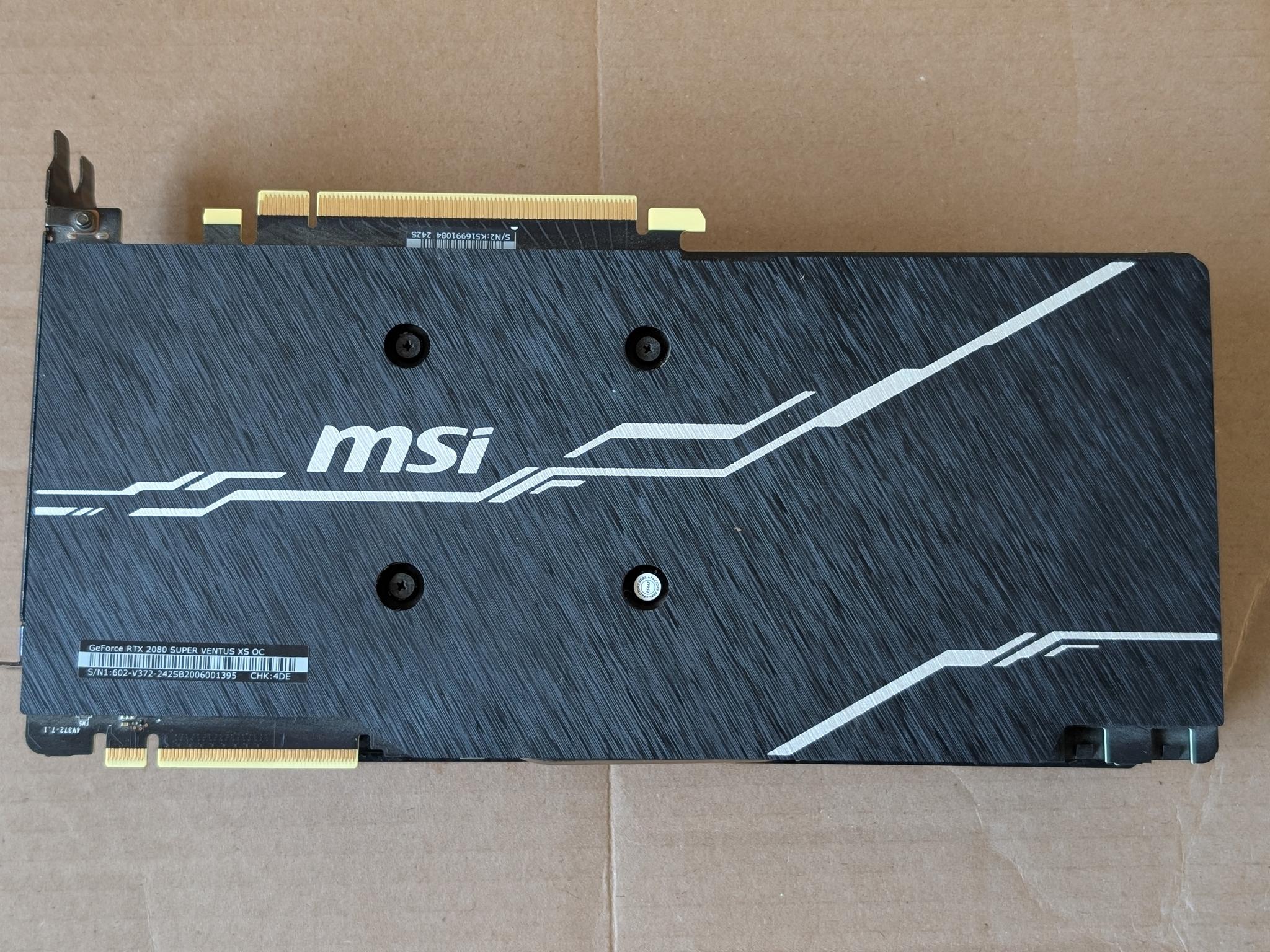 MSI RTX 2080 SUPER VENTUS 8GB