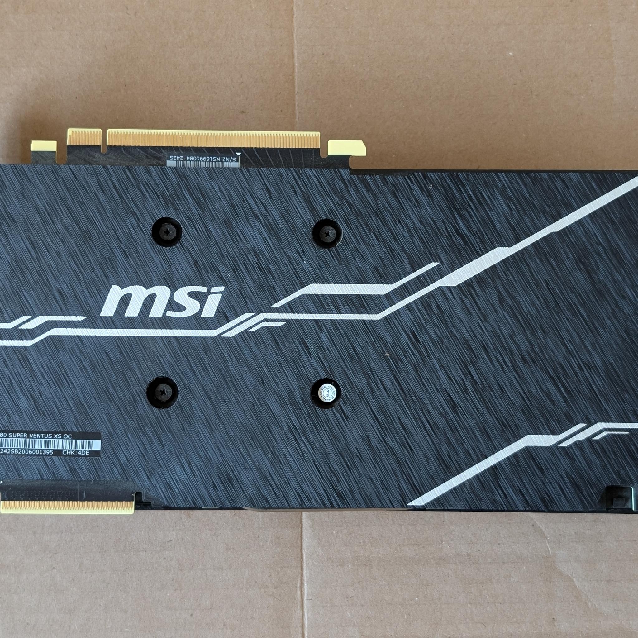 MSI RTX 2080 SUPER VENTUS 8GB
