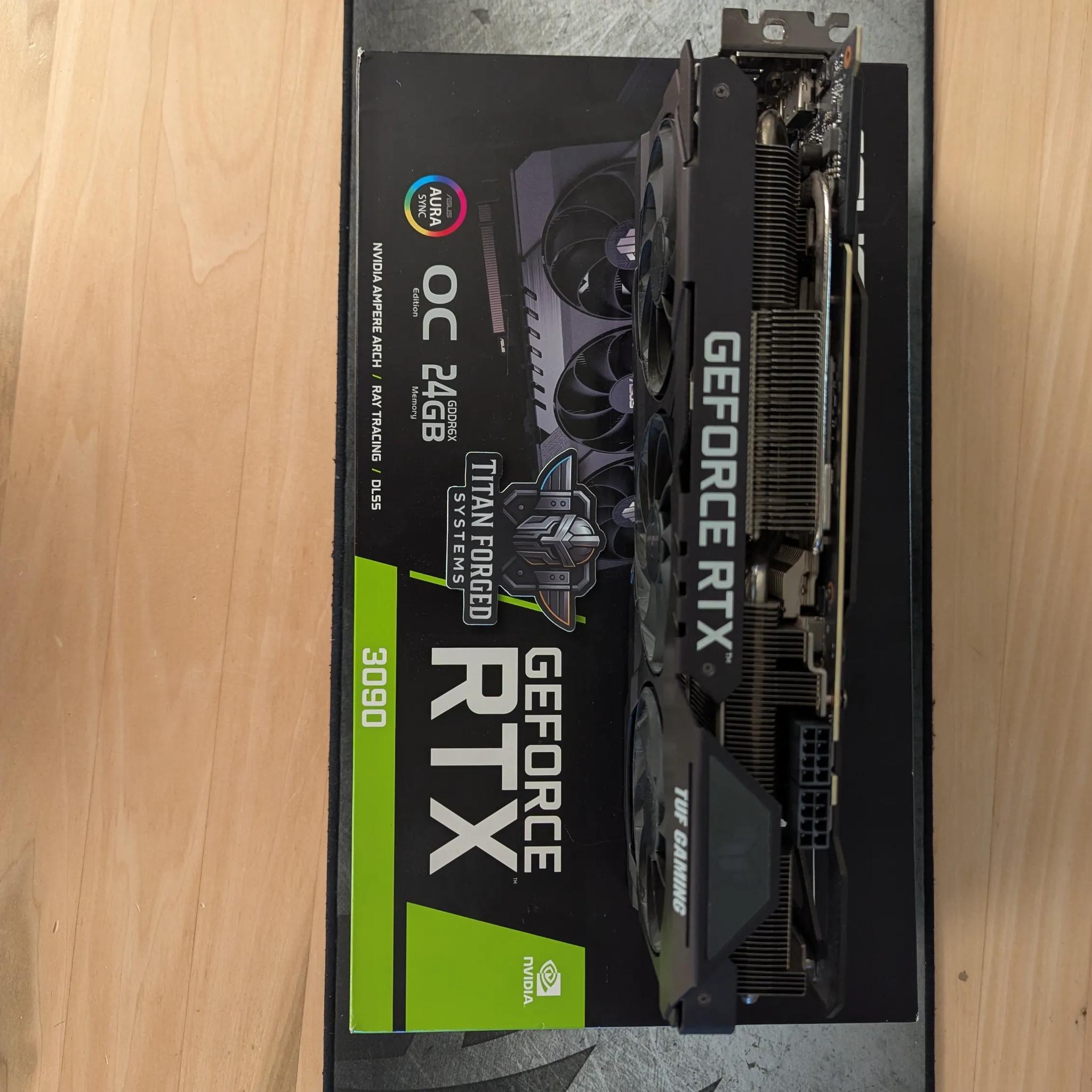 🛡️ ASUS 3090 TUF OC – 24GB GDDR6X | Triple-Fan Cooling | 4K Gaming Powerhouse
