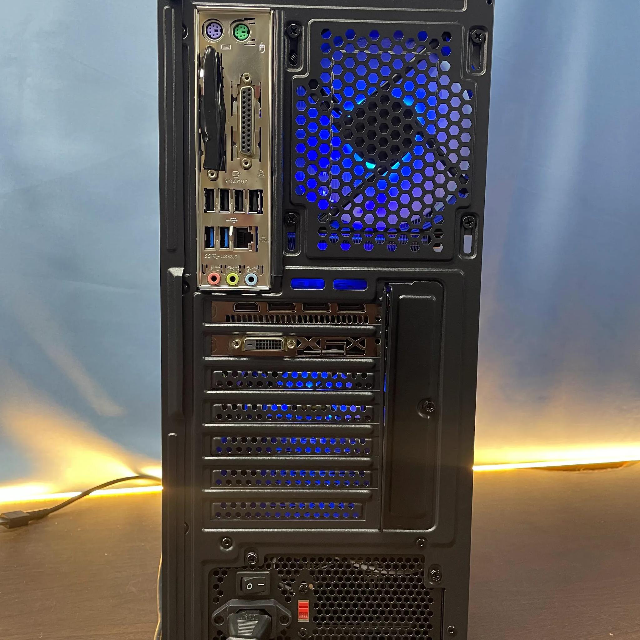 Like New Gaming PC | Intel i7 / RX580 / 8GB / 1.1TB Win 11 Pro + Wi-Fi