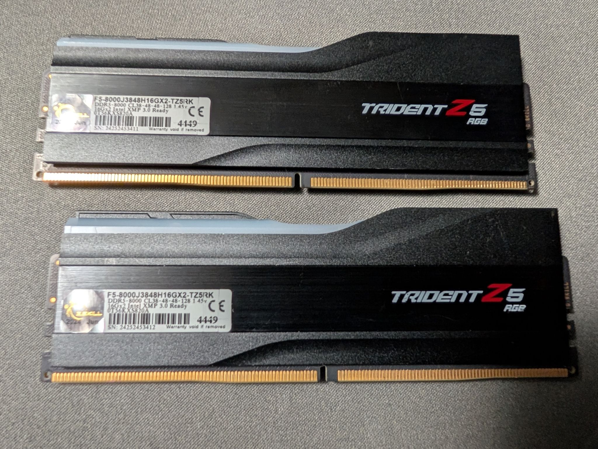 G.Skill Trident Z5 RGB 32GB (2x16GB) DDR5 8000 RAM