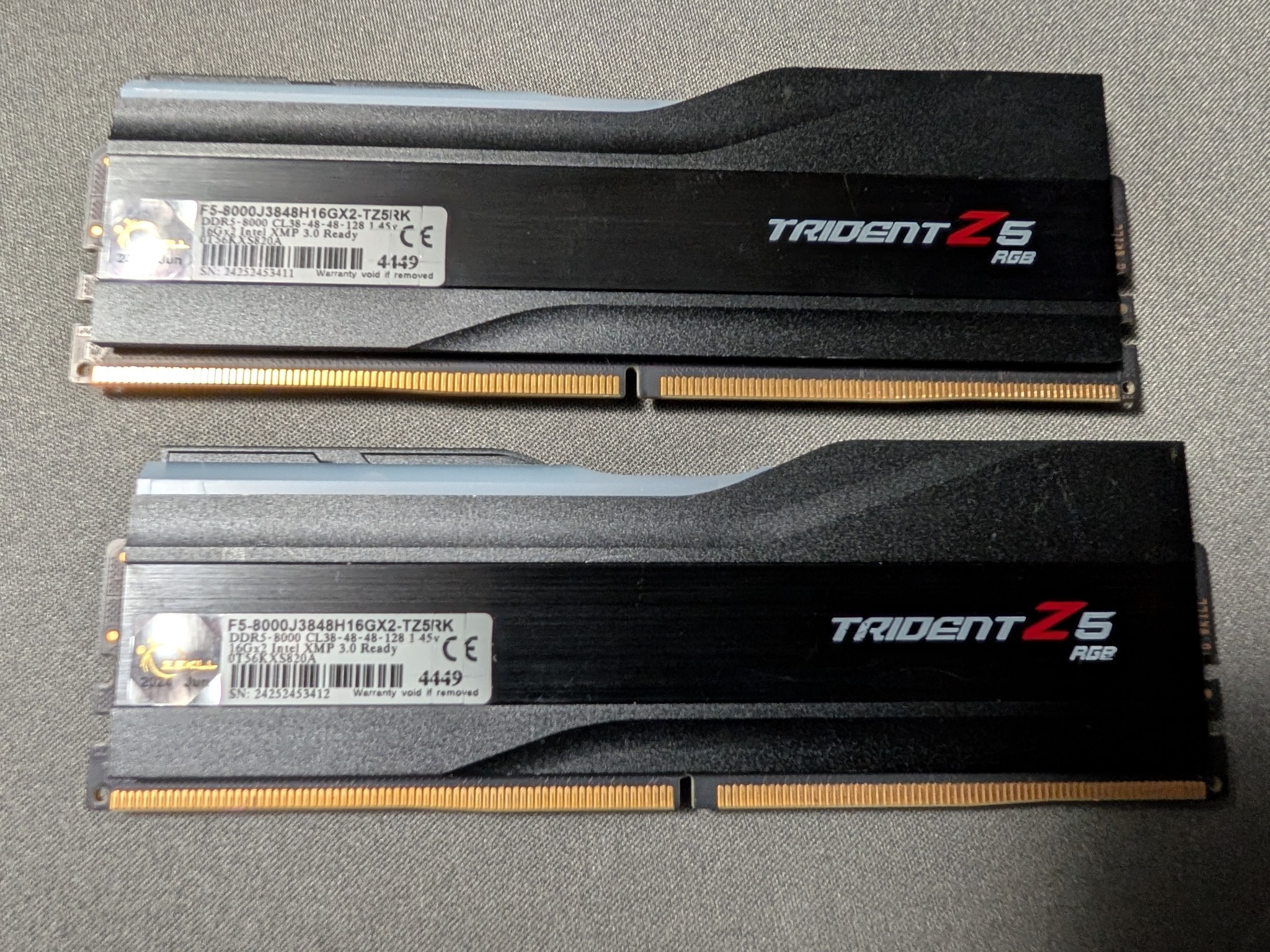 G.Skill Trident Z5 RGB 32 GB (2x16GB) DDR5 8000 RAM