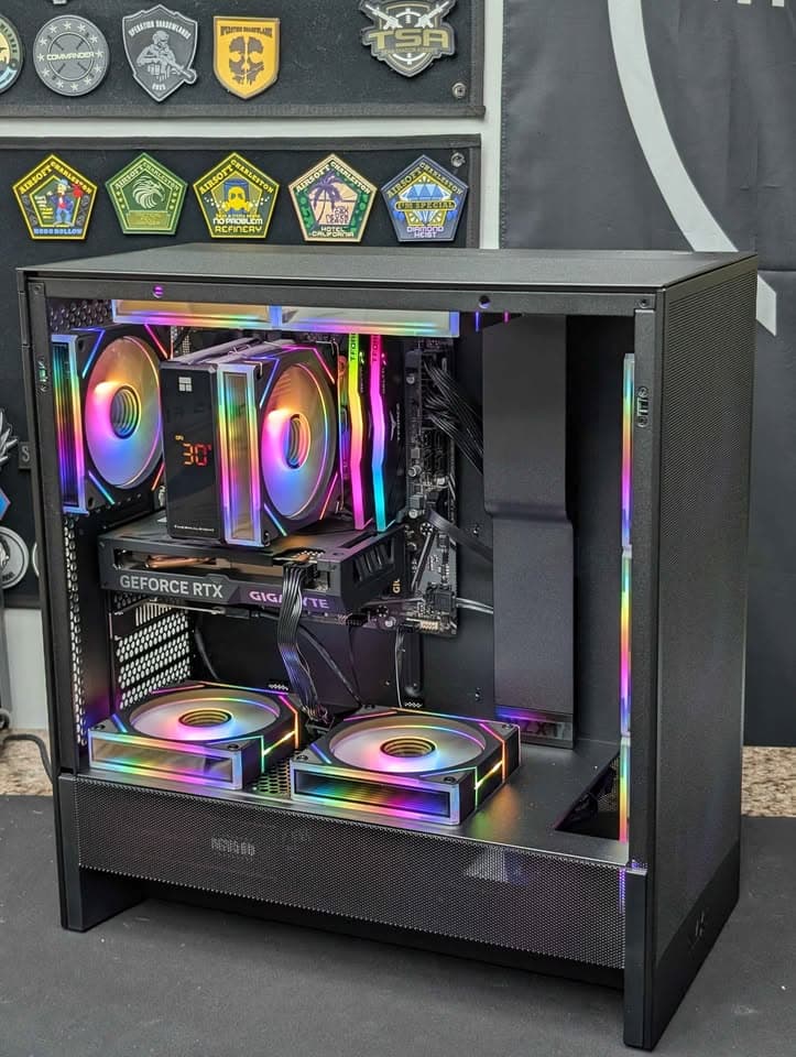 Intel i5-10400 + RTX 4060 Custom RGB Gaming PC