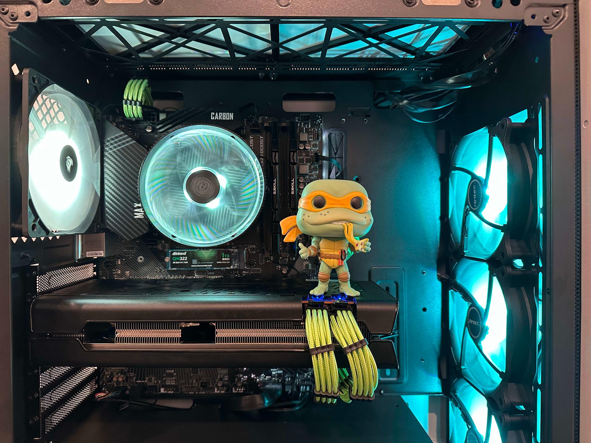 Michelangelo|| Gaming PC- Ryzen 1700 8Cores/16Threads-AMD RX 5700 8GB-16GB DDR4 RAM-1TB SSD NVME