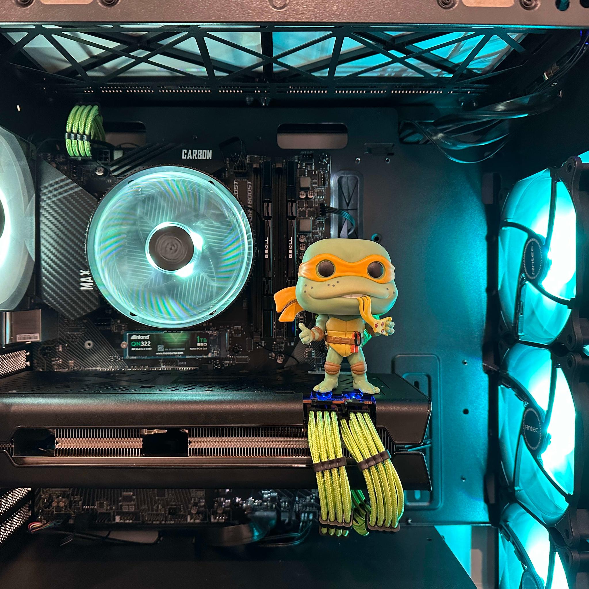 Michelangelo|| Gaming PC- Ryzen 1700 8Cores/16Threads-AMD RX 5700 8GB-16GB DDR4 RAM-1TB SSD NVME