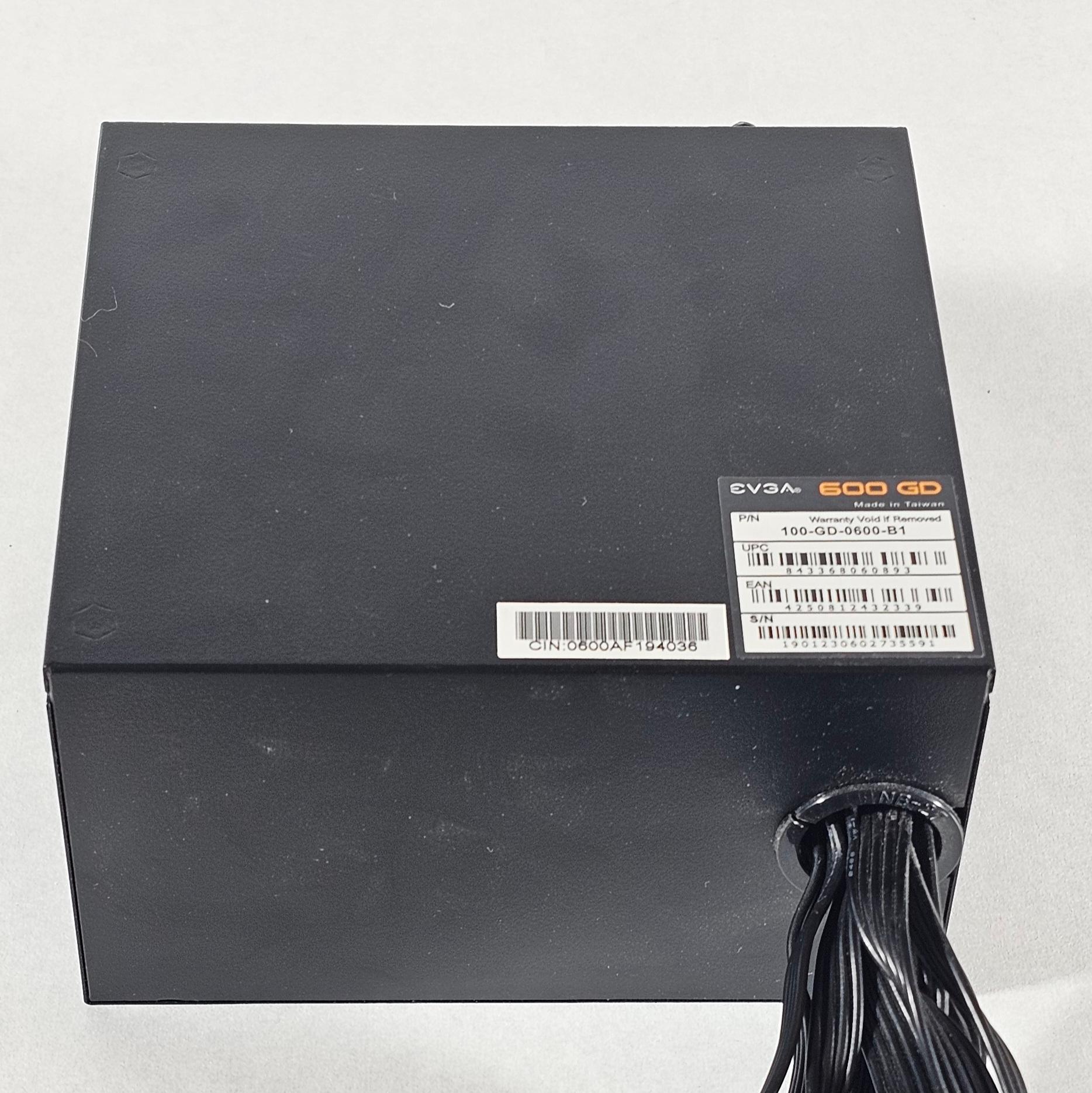 600 Watt PSU EVGA 600 GD 80+ Gold ATX Power Supply