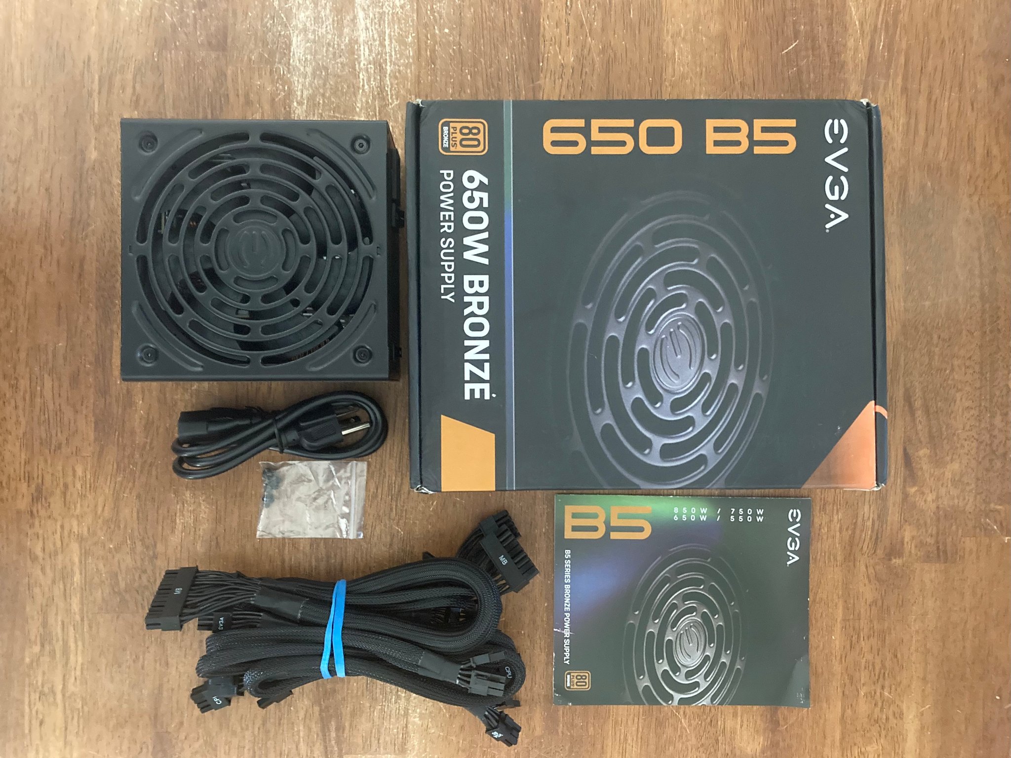 EVGA 650 B5 650 Watt 80+ Bronze Fully-Modular ATX Power Supply