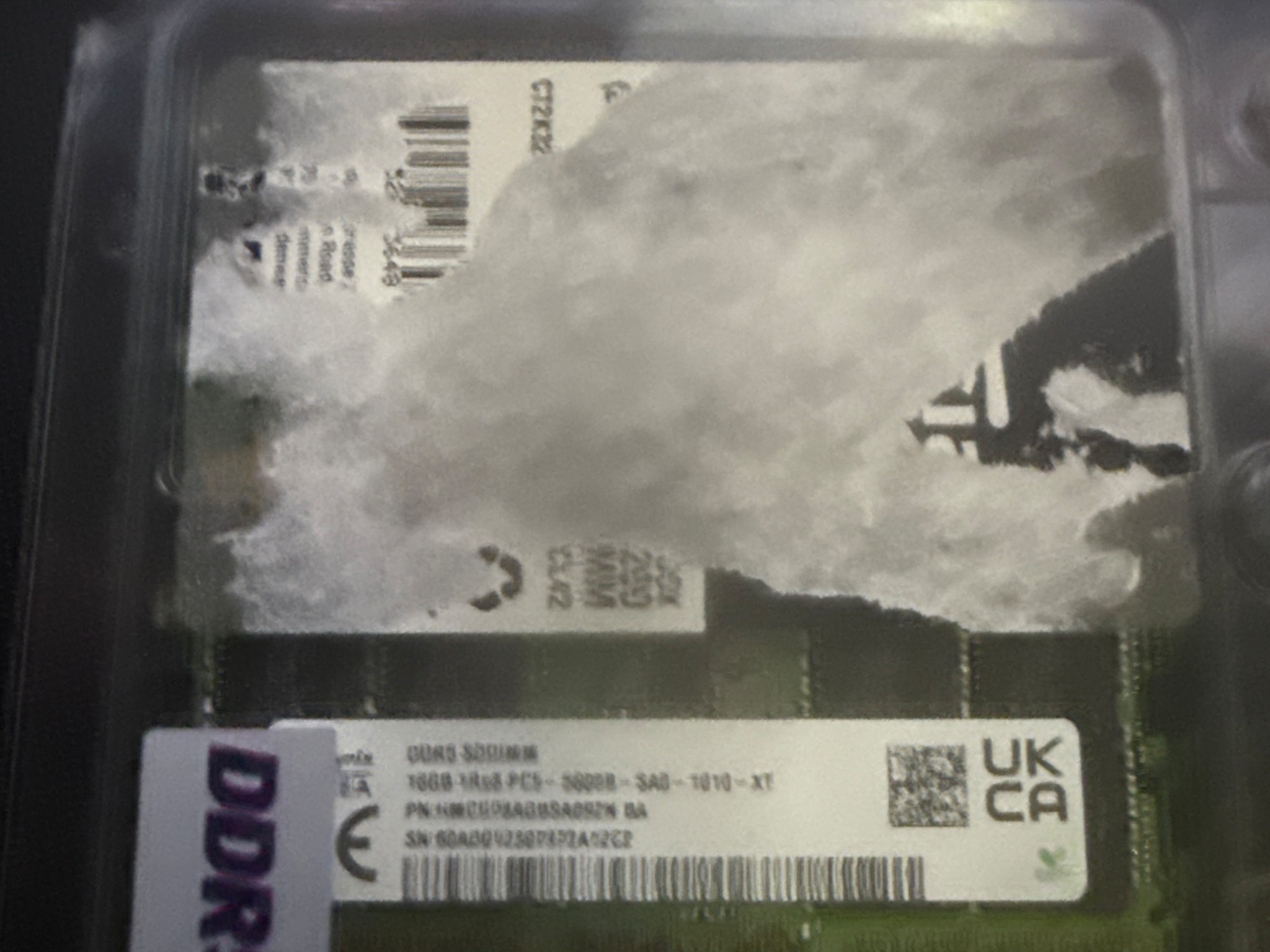 SKhynix DDR5 SODIMM 16GB x 2 5600mhz