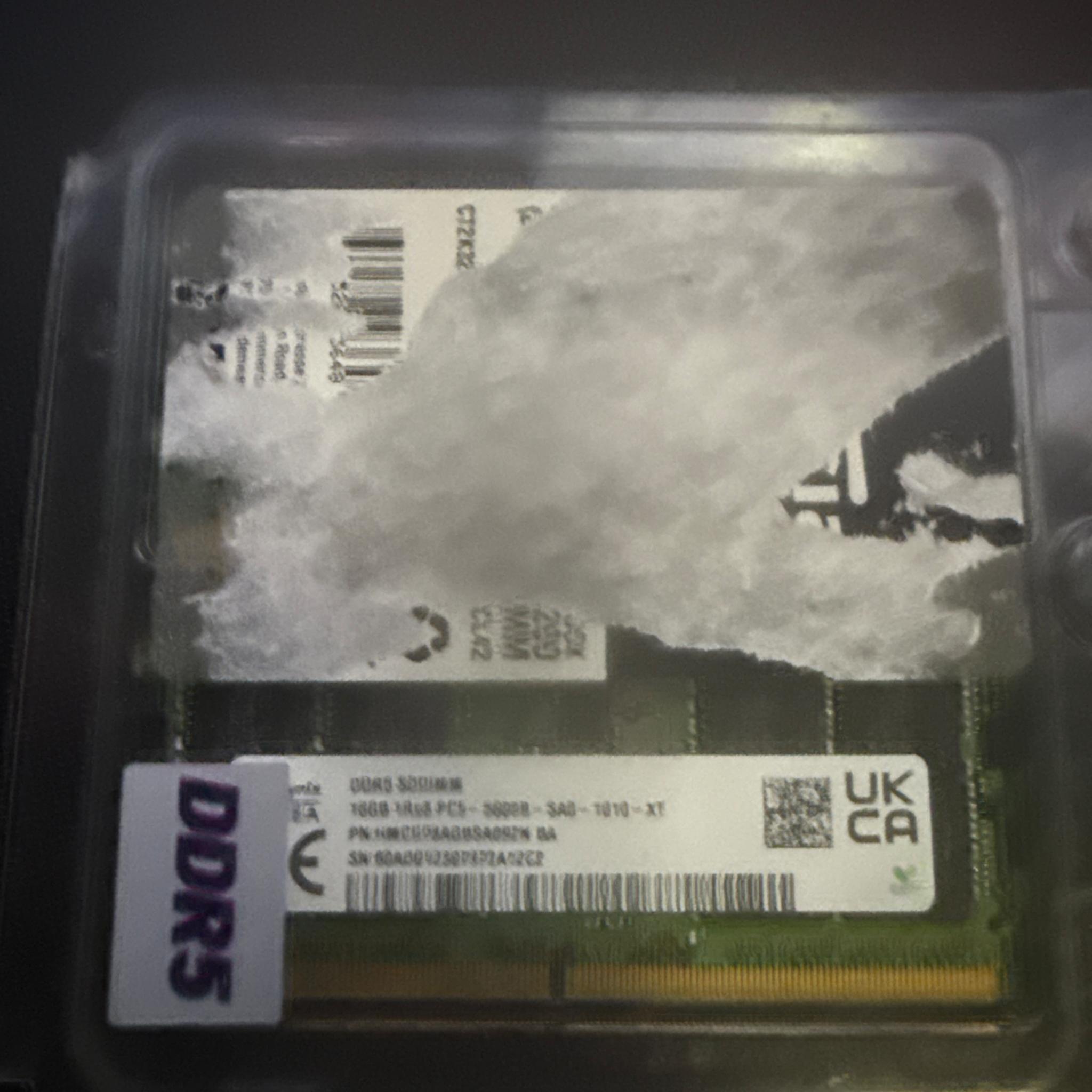 SKhynix DDR5 SODIMM 16GB x 2 5600mhz