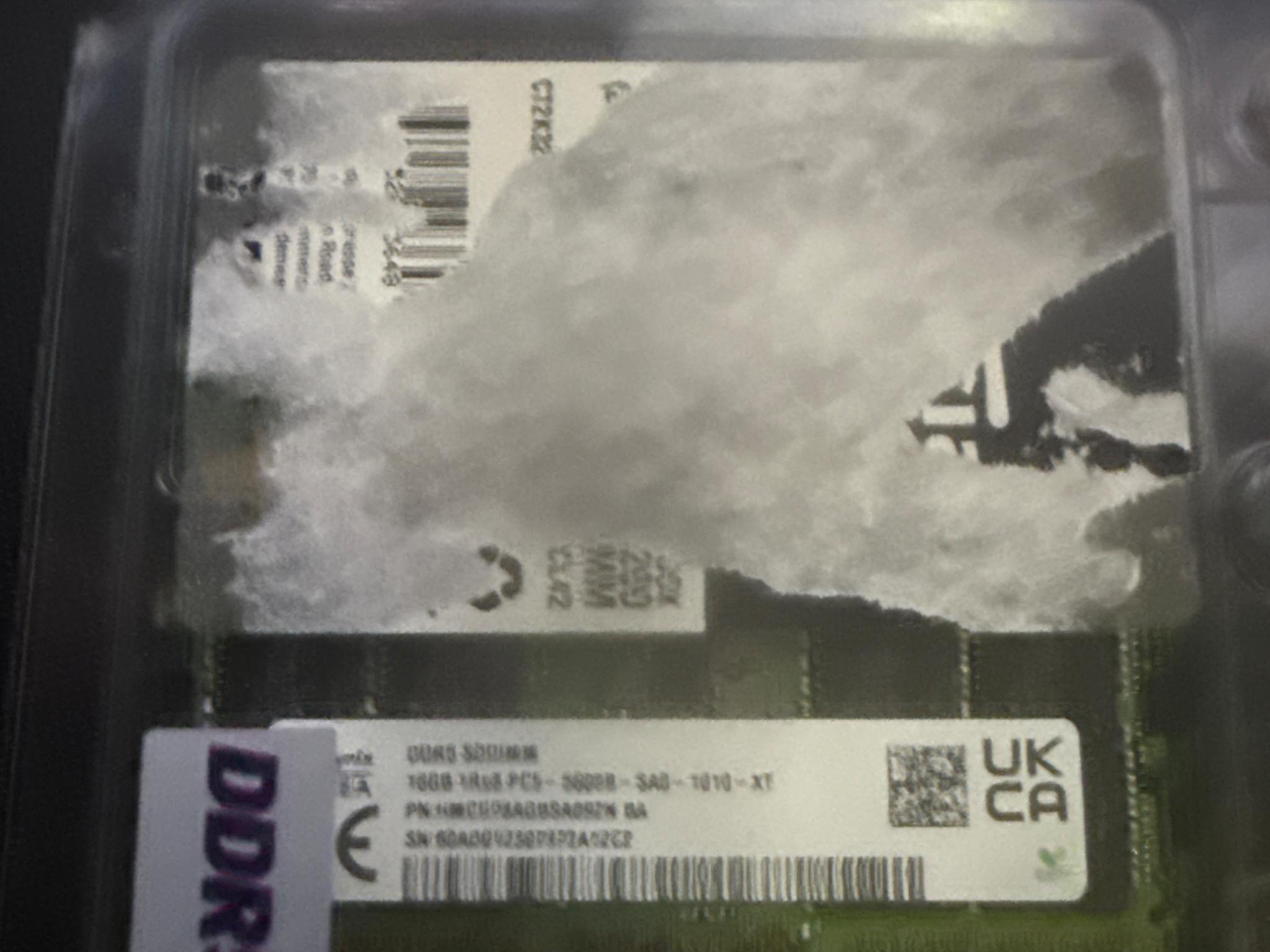 SKhynix DDR5 SODIMM 16GB x 2 5600mhz