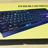 Corsair K70 RGB Dual USB Type-A Port MK.2 Low Profile Wired Gaming Keyboard
