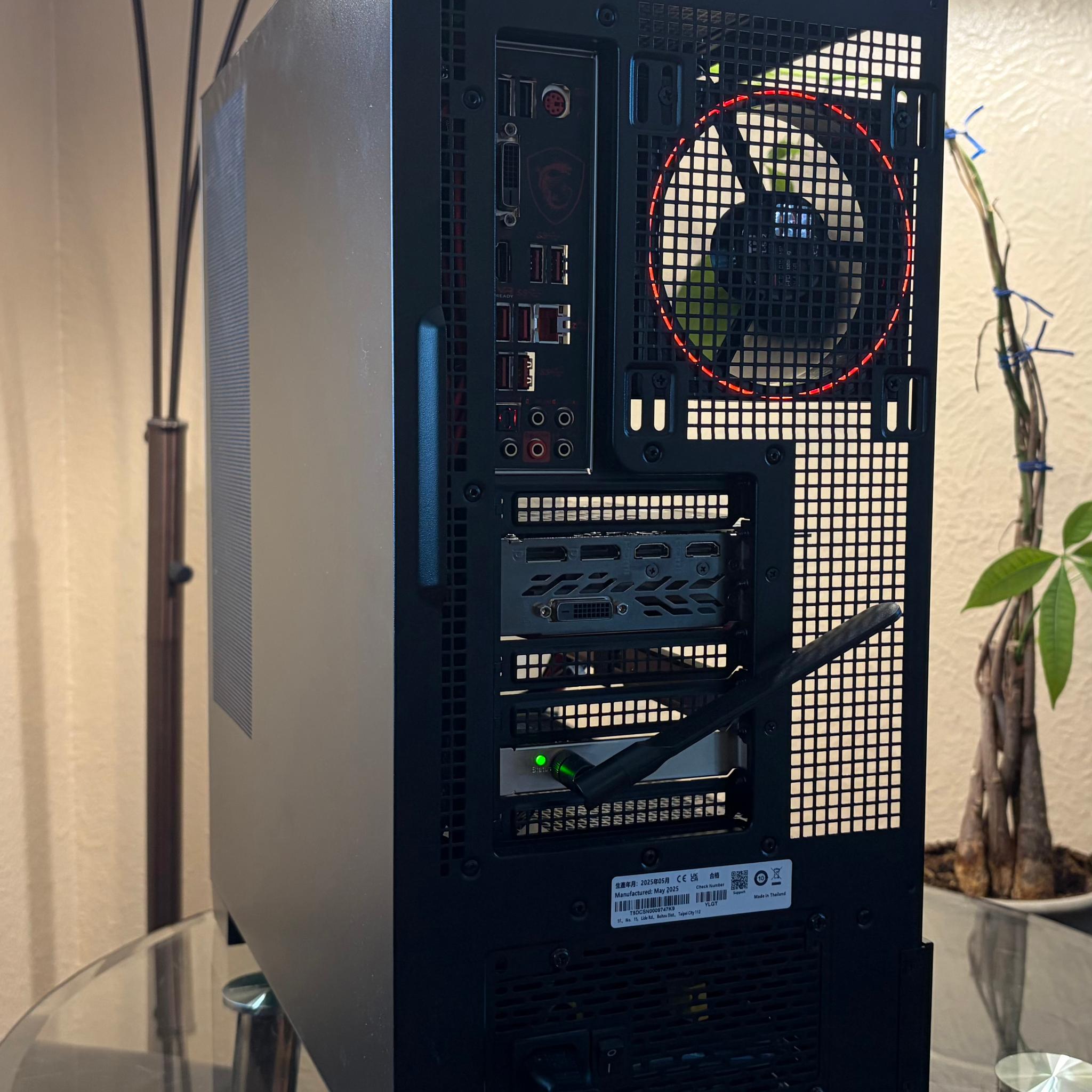 Black/Red Gaming PC - GTX 1080 Ti | Ryzen 5 5500 | 16gb RAM | 512gb NVMe | Windows 11 | WiFi + BT