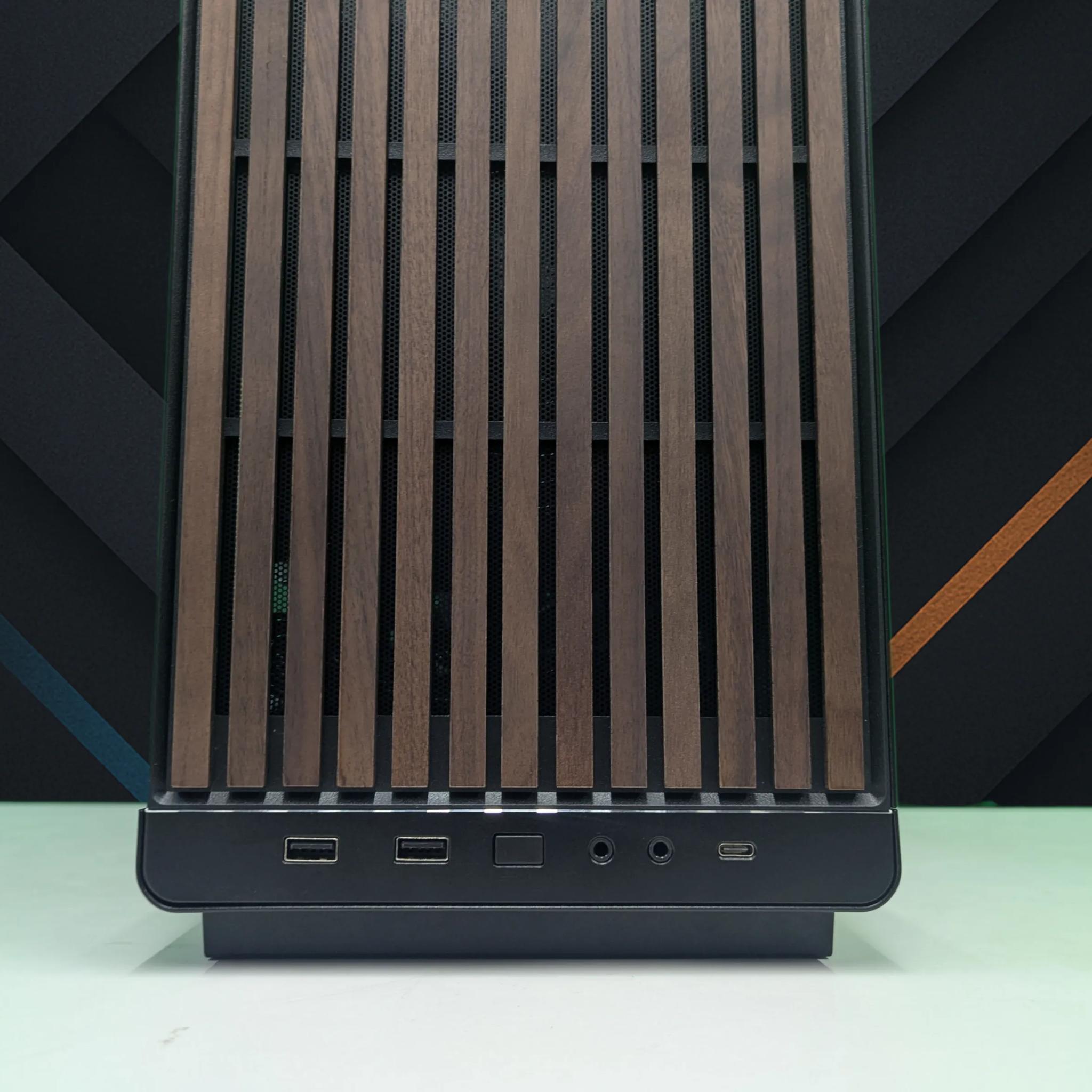 🦂 Gaboon | 5060 Ti 16GB | AMD 9600X | Compact Wood Build | 32GB DDR5 | 2TB NVMe