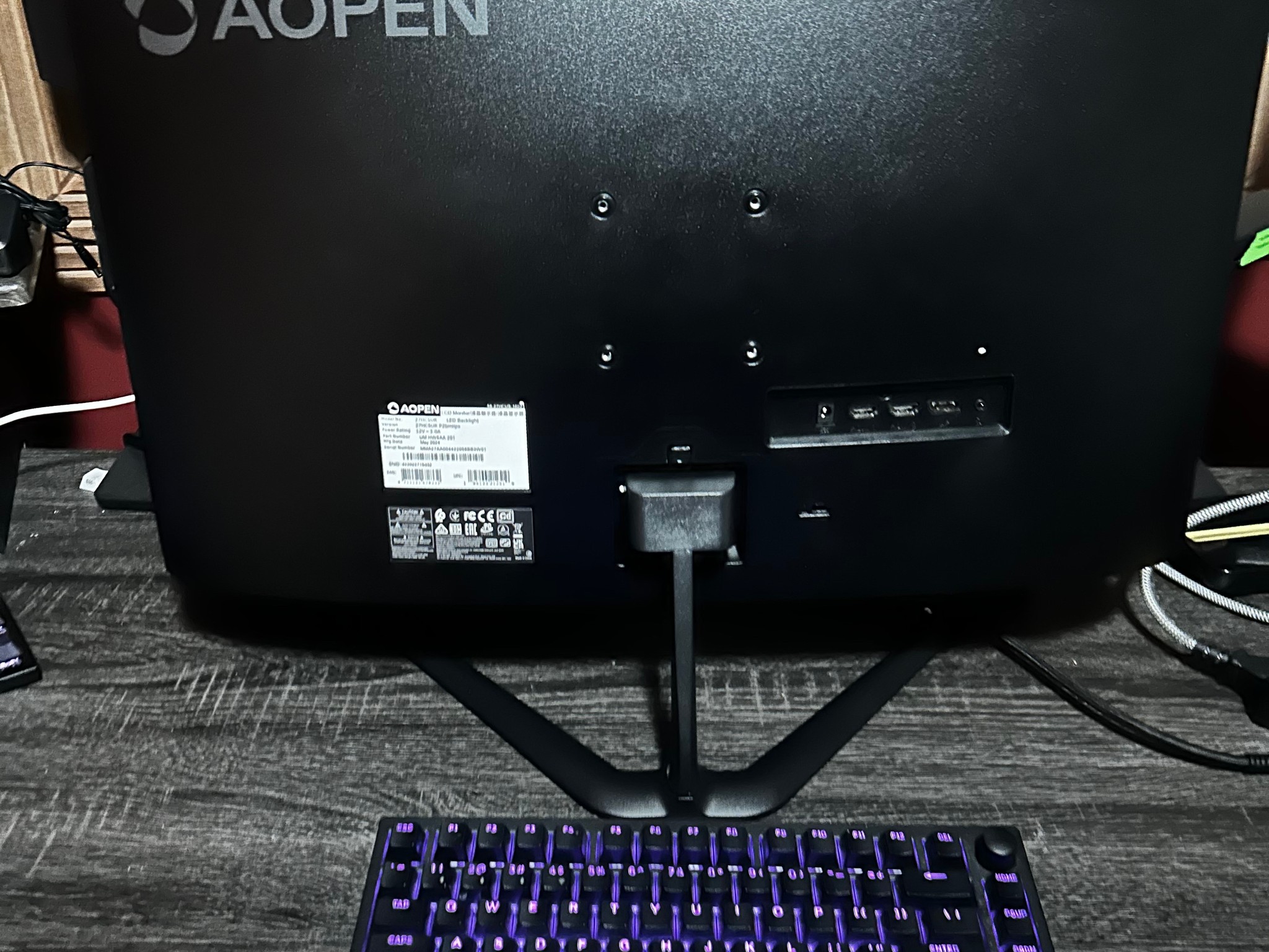 Aopen (Acer) 27” (170hz) 2K Resolution (2560x1440) Curved Gaming Monitor