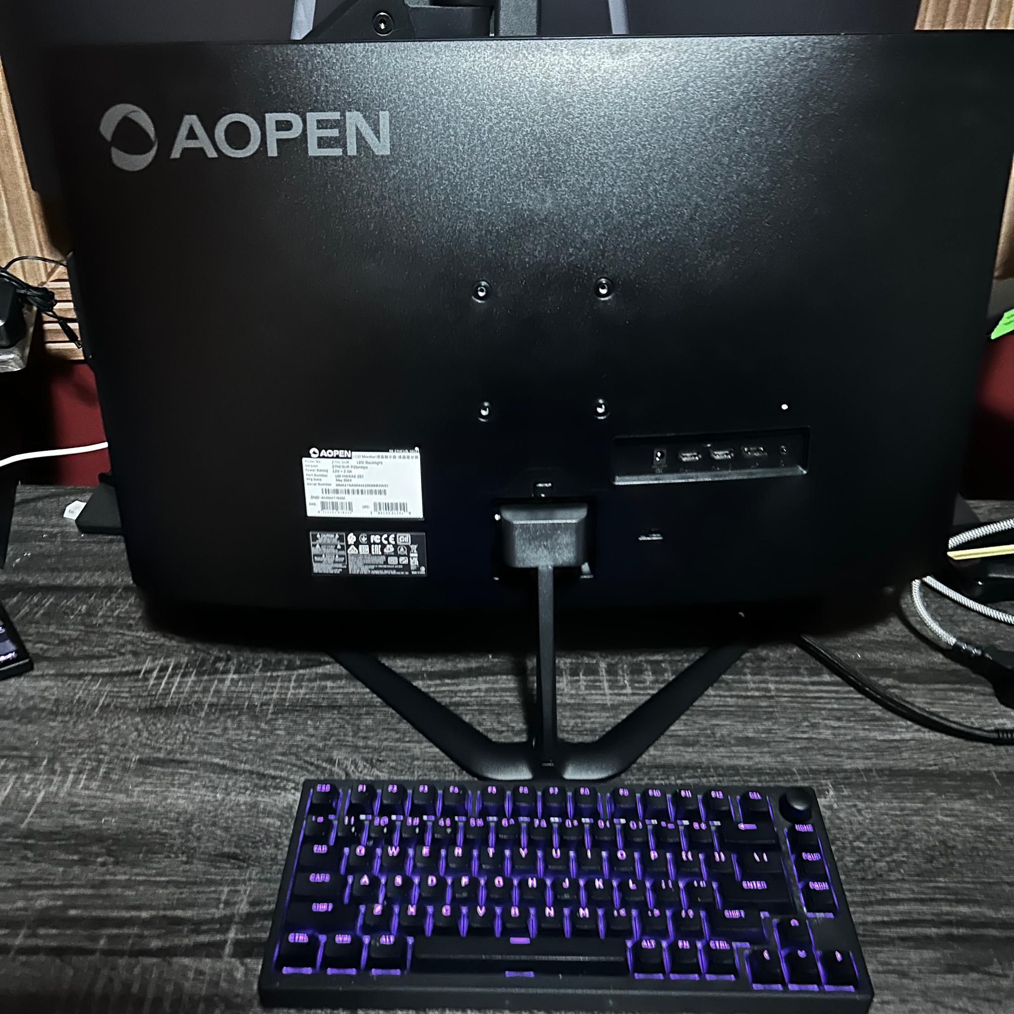 Aopen (Acer) 27” (170hz) 2K Resolution (2560x1440) Curved Gaming Monitor