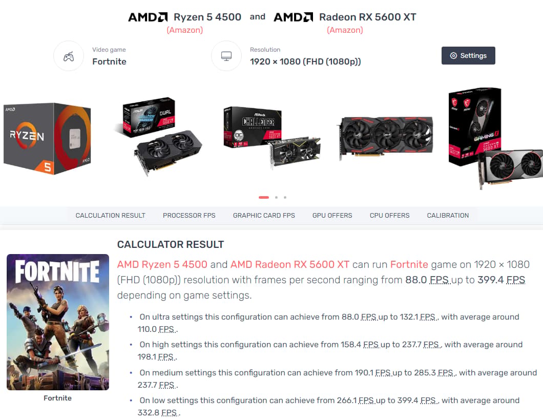 Budget friendly Ryzen 5 4500/RX 5600XT 6GB/16 GB DDR4 RAM/1 TB SSD/WIFI+LAN Ethernet