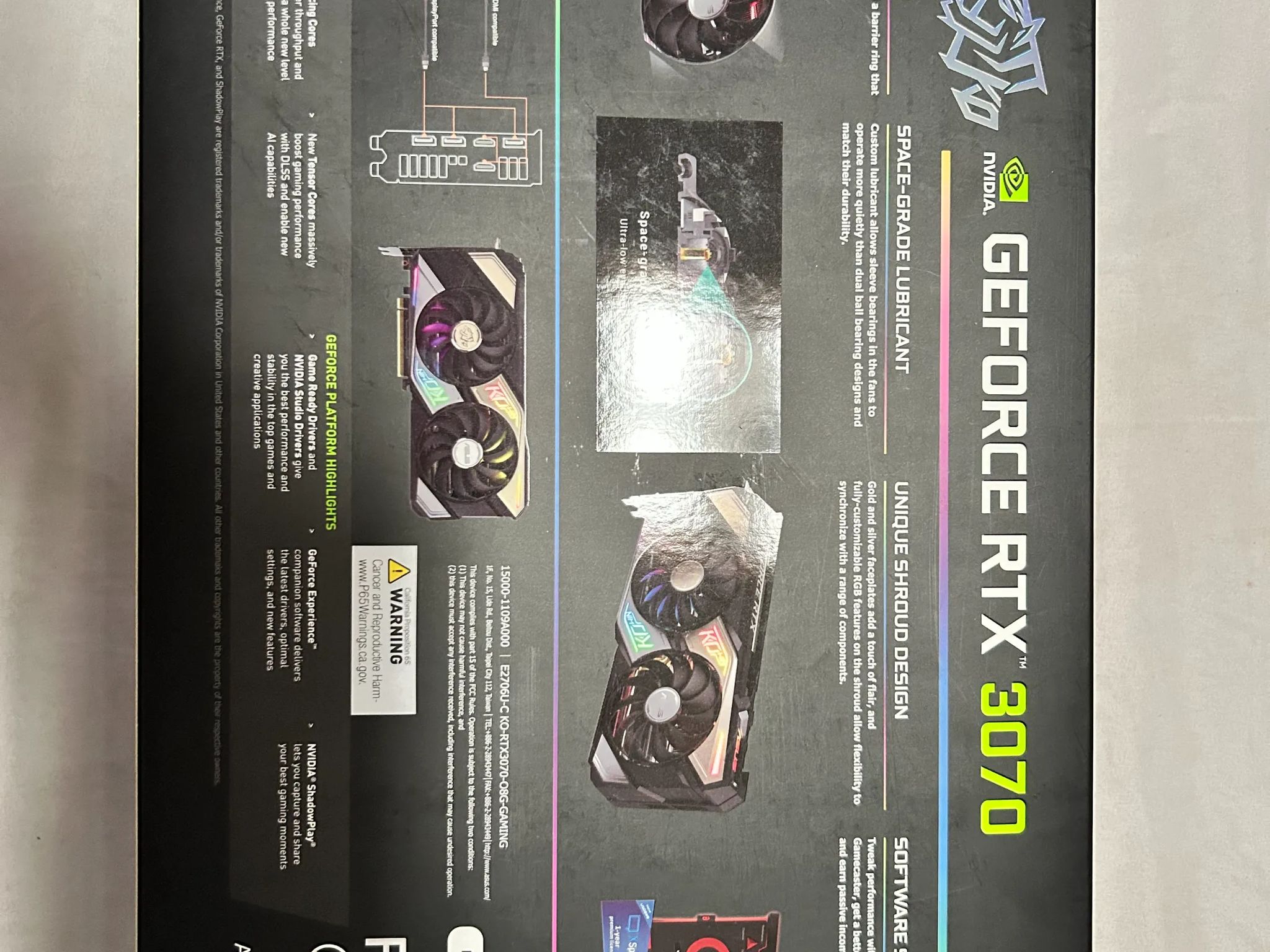 ASUS KO NIVIDIA GeForce RTX 3070 OC Edition 8GB GDDR6 Gaming Video Graphics Card