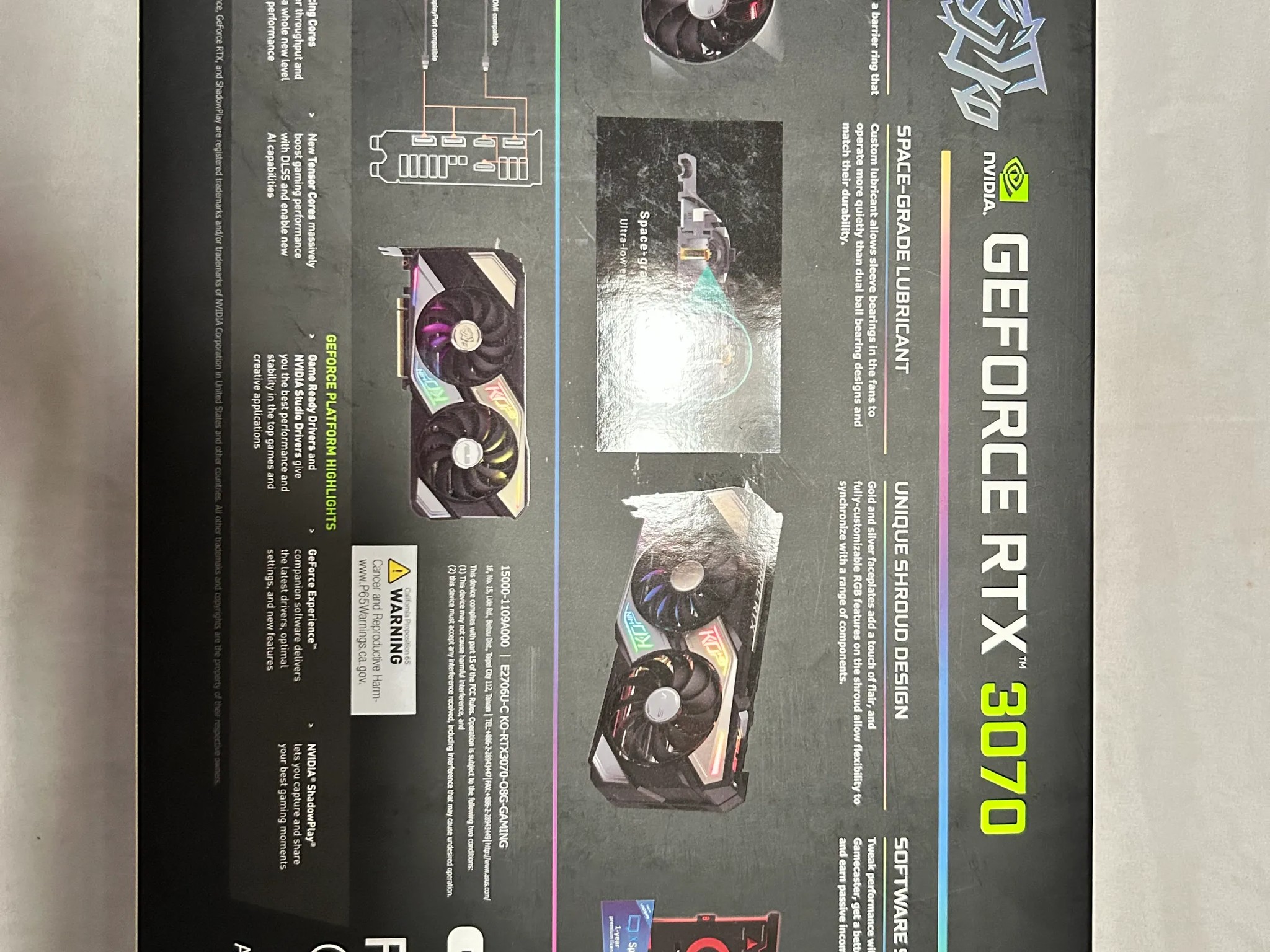 ASUS KO NIVIDIA GeForce RTX 3070 OC Edition 8GB GDDR6 Gaming Video Graphics Card
