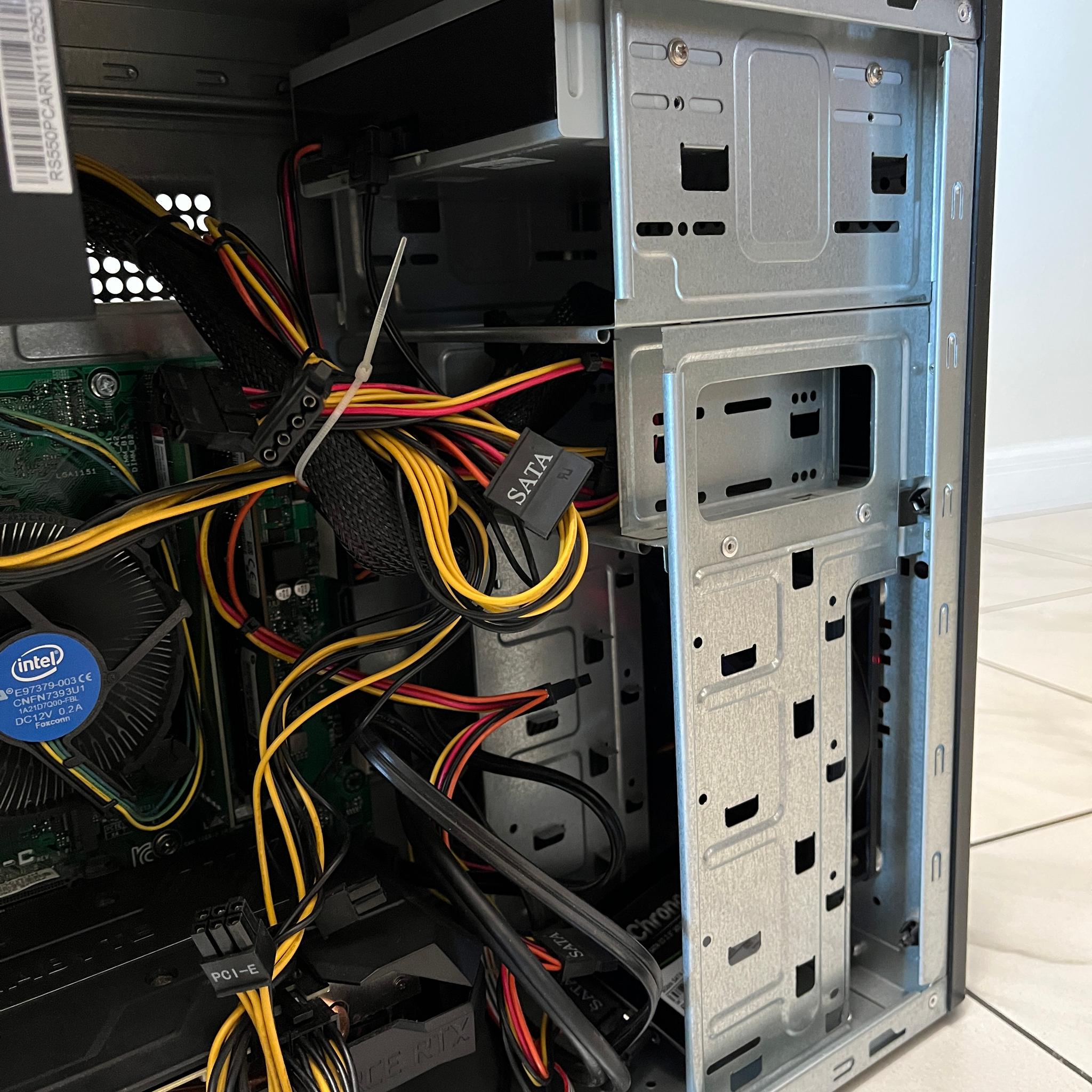 NVIDIA RTX 2060, Intel Core i5-7500, 16GB RAM, 480 GB SSD - Sleeper Office Gaming PC w/ Wi-Fi & BT