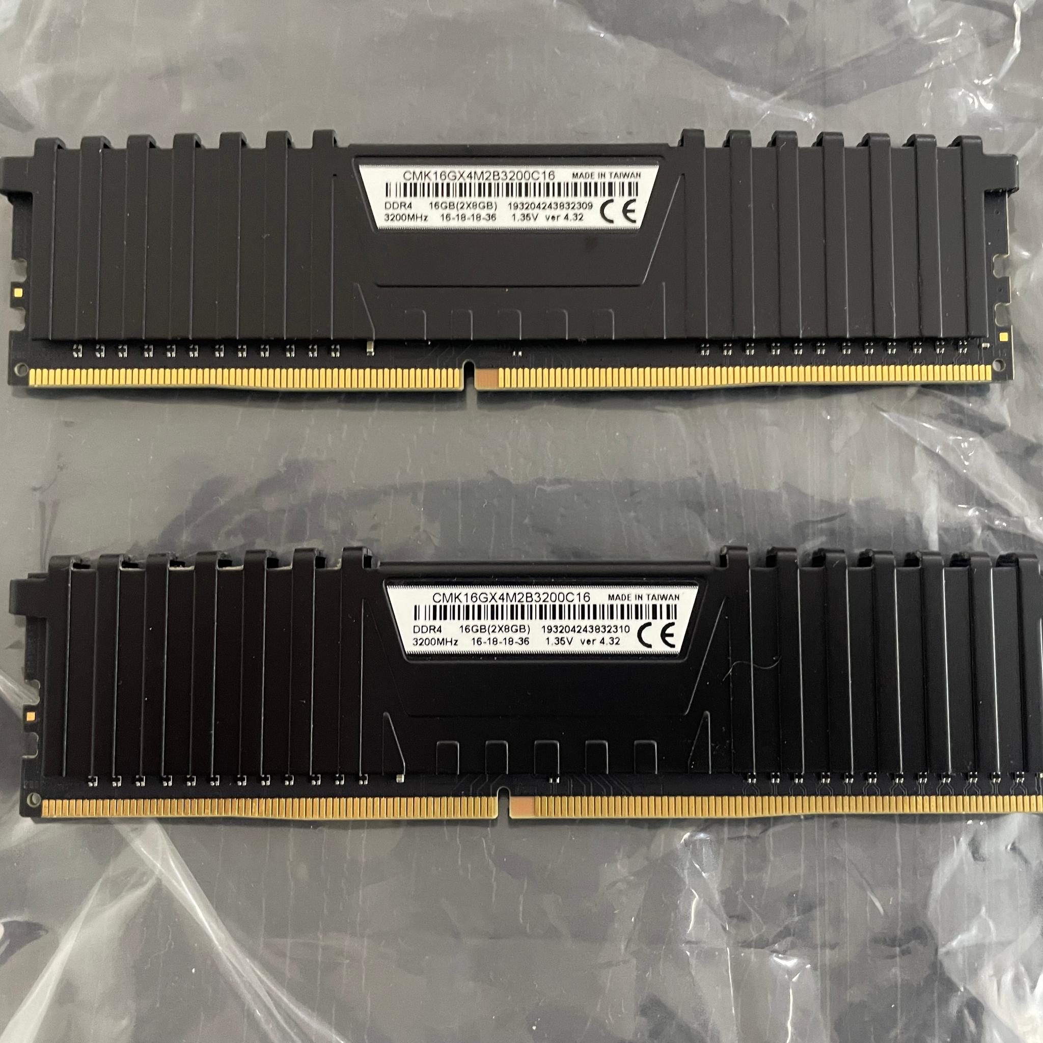 Corsair Vengeance LPX 16GB (2x8GB) DDR4 3200MHz C16 Desktop RAM Kit