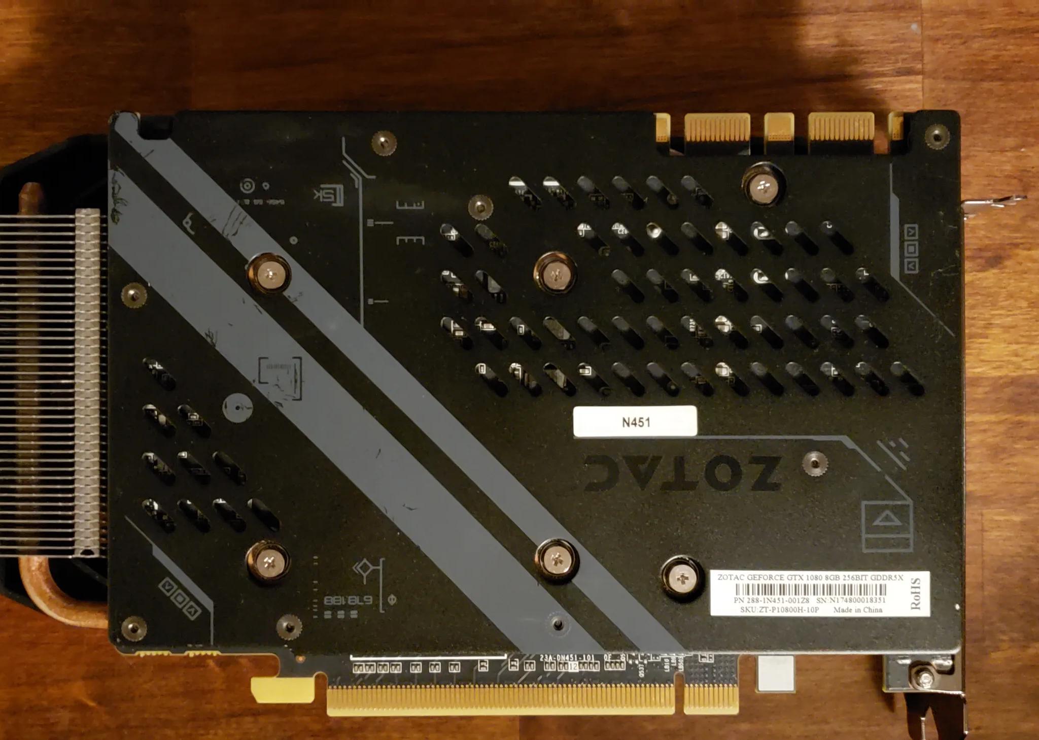 ZOTAC GTX 1080 Mini