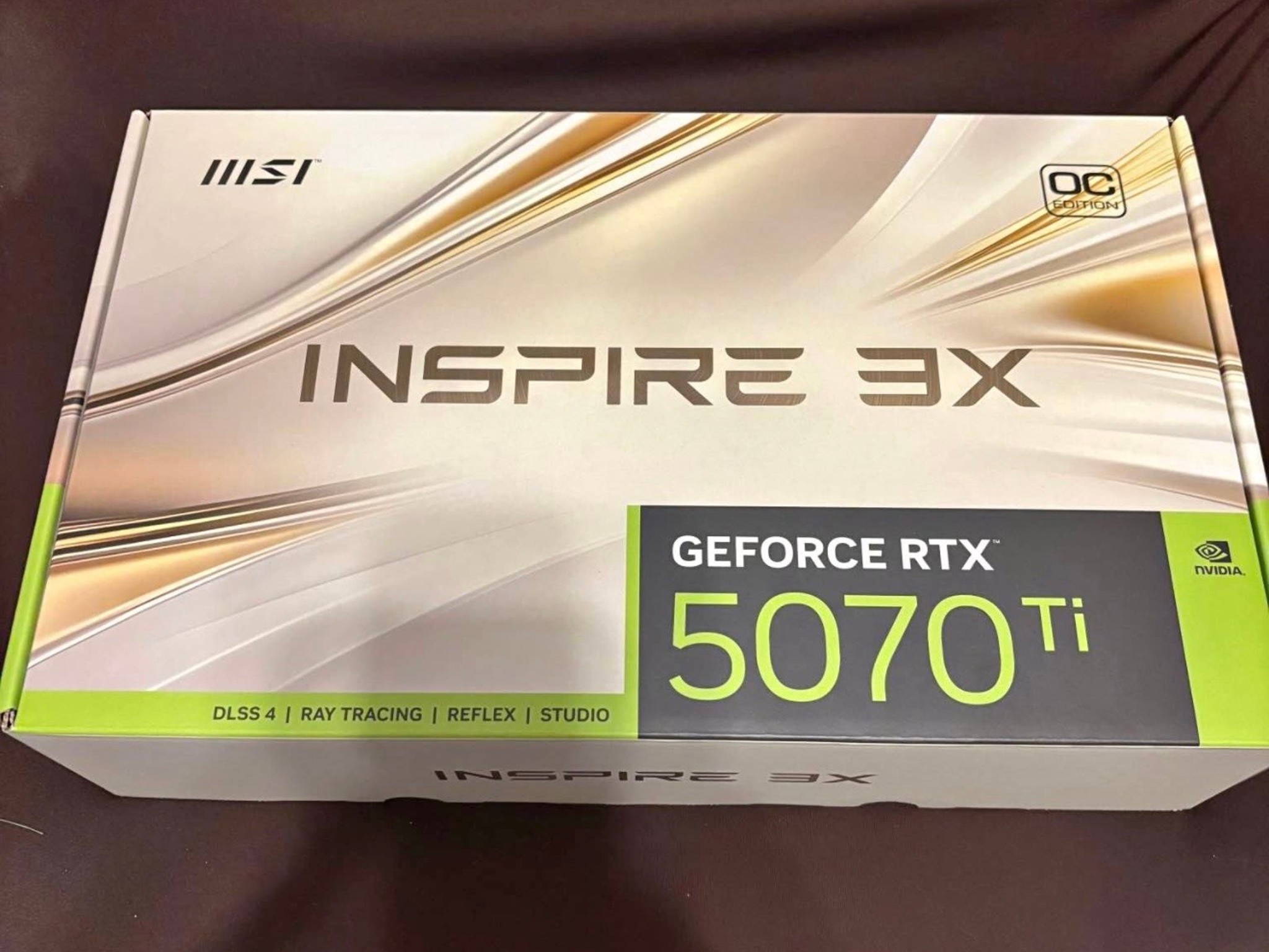 MSI GeForce RTX 5070 Ti 16G INSPIRE 3X OC