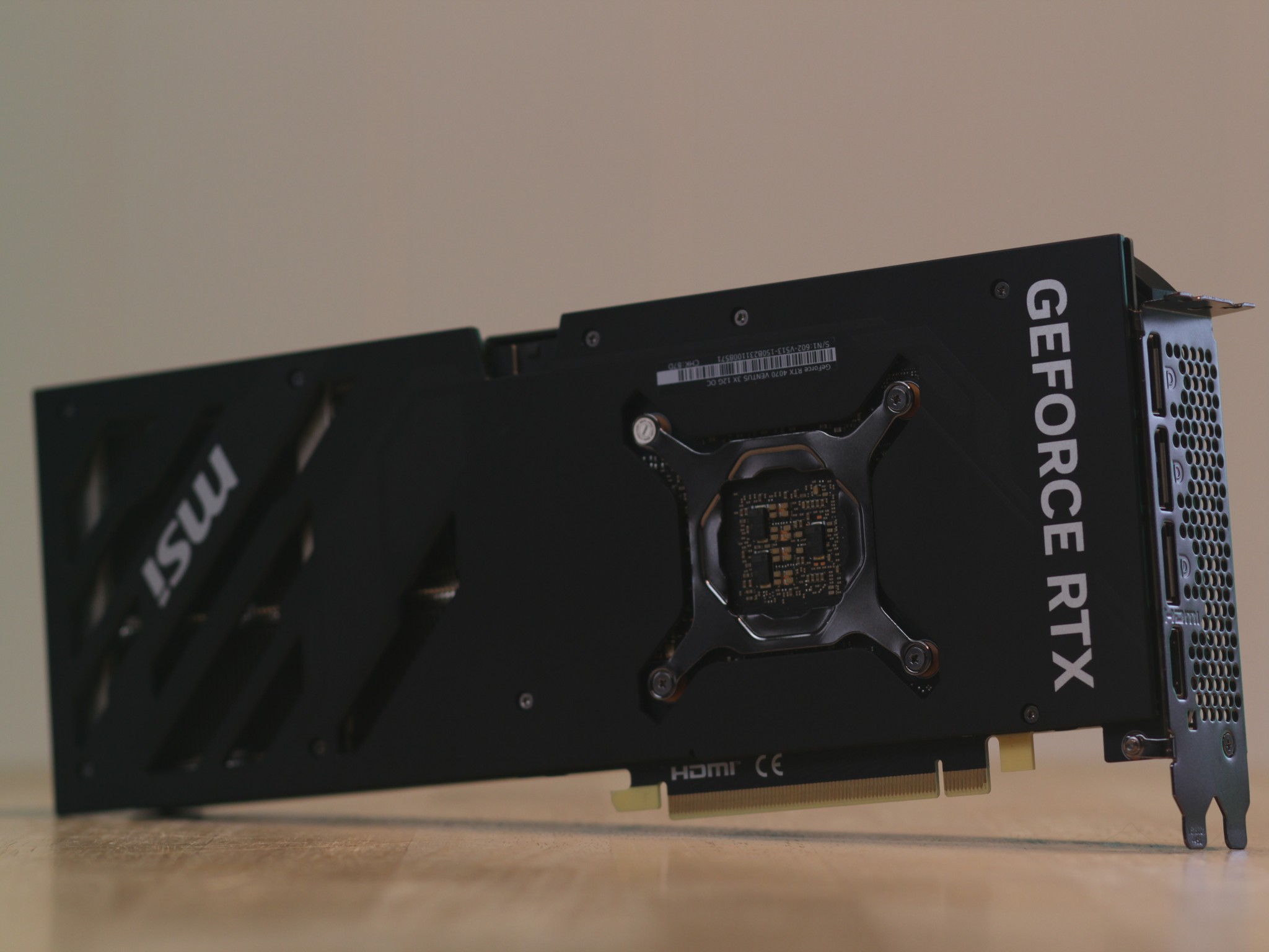 MSI GeForce RTX 4070 VENTUS 3X E 12G OC