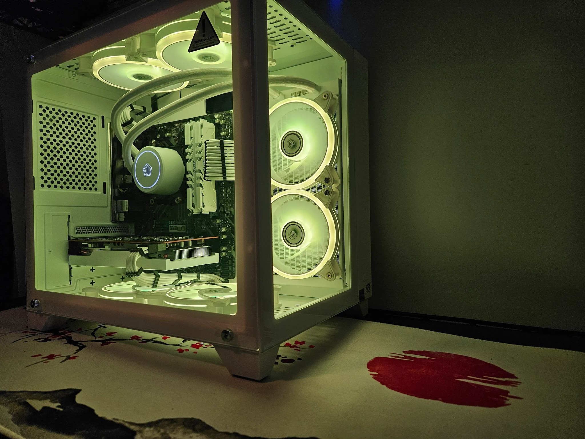 Liquid Cooled Frosty Gaming Rig Ryzen 5 / 32GB / 2TB / RX6600