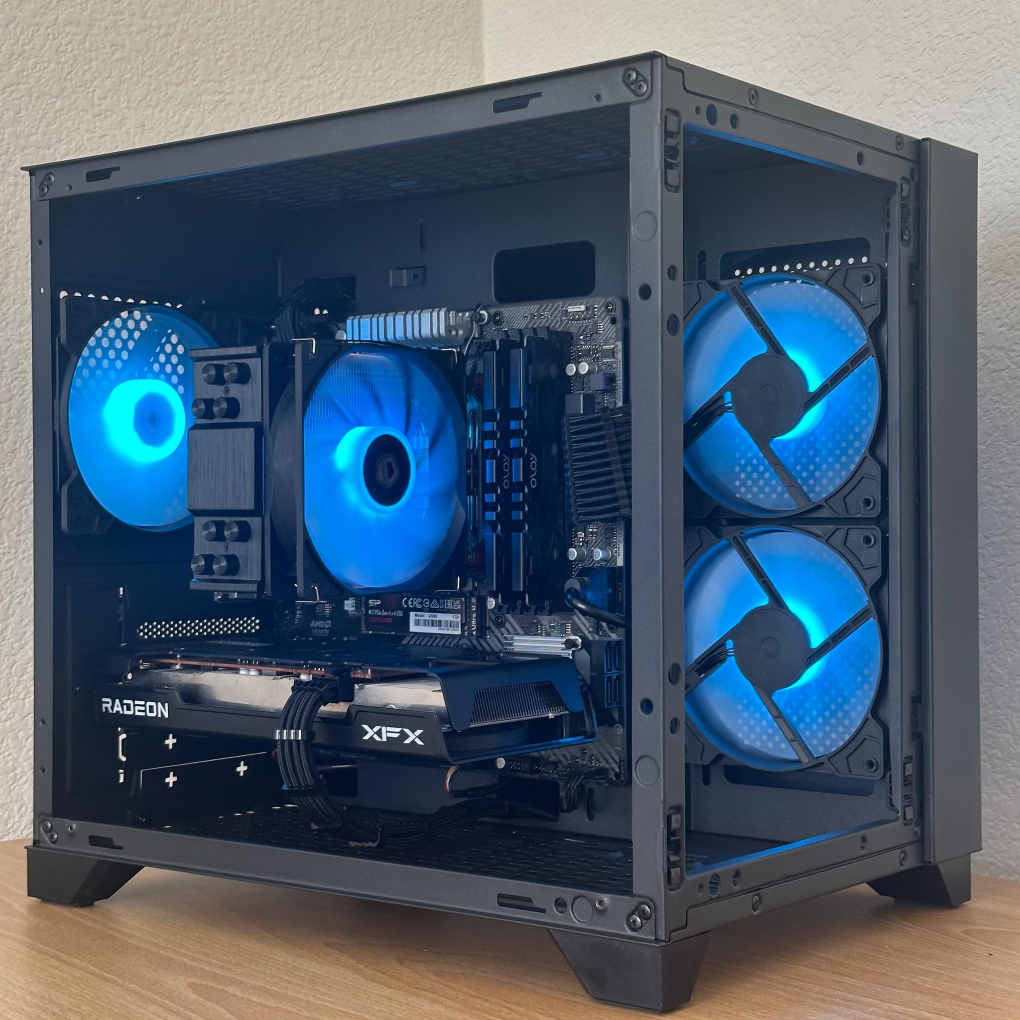 RYZEN - RADEON Mid Range Gaming PC | Ryzen 5 5500 6C/12T - Radeon RX 6600 8GB | 1TB M.2 SSD Gen 4.0