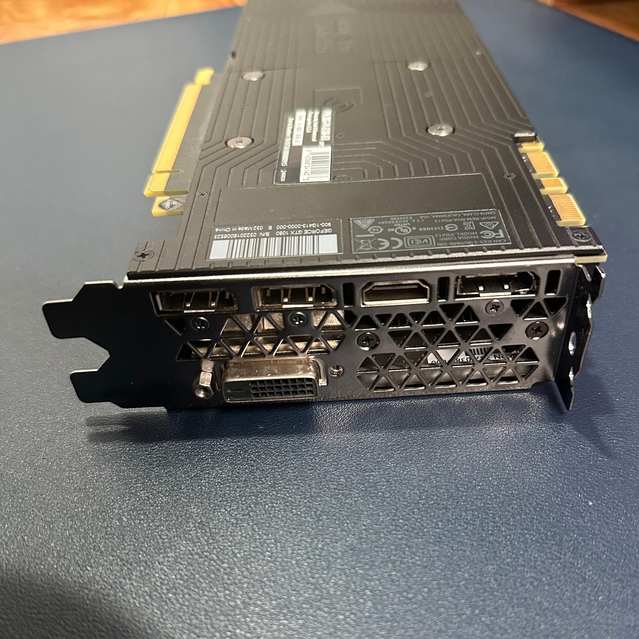 EVGA GeForce GTX 1080 FE - Running & Tested