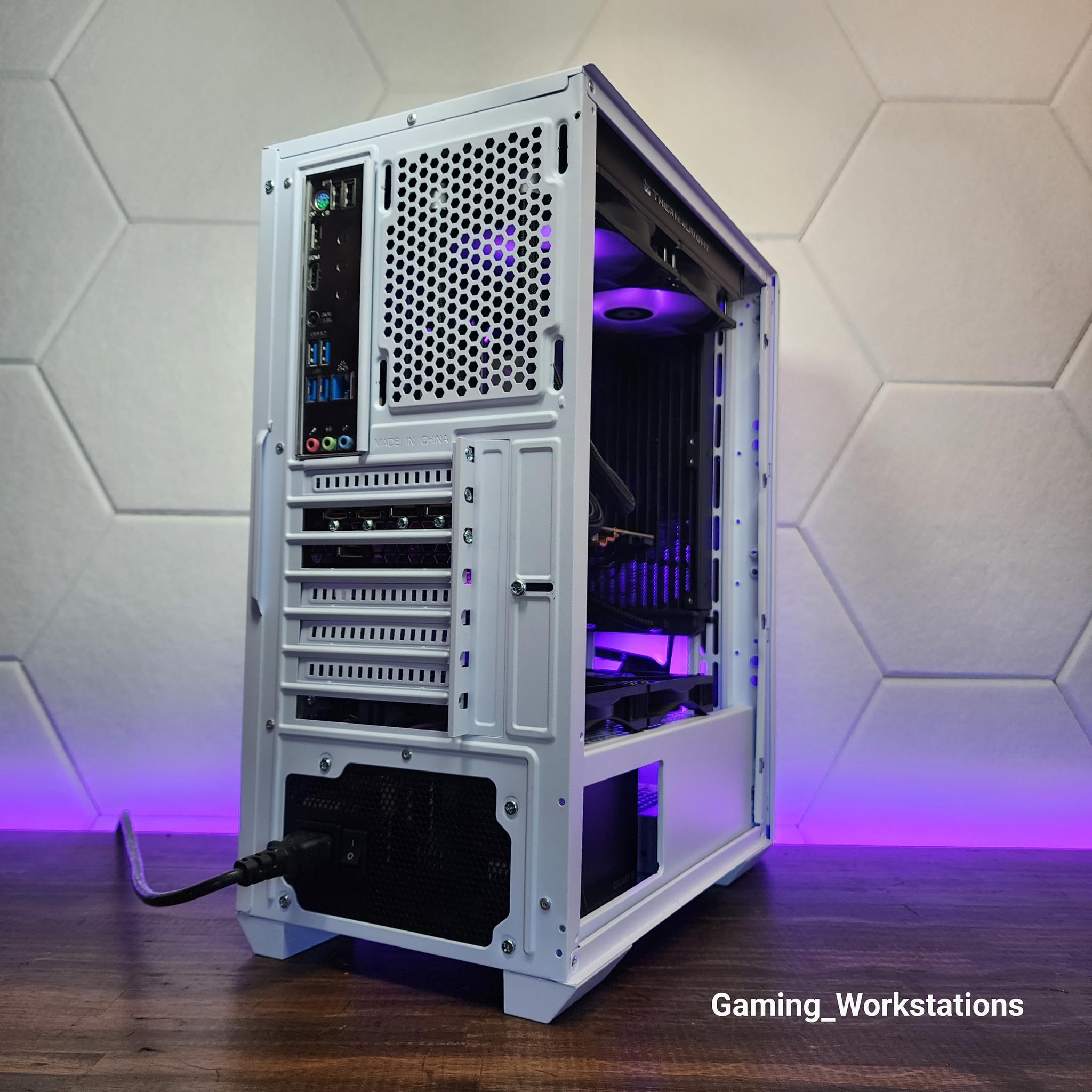 💜🤍 RTX 3080 // Core i7 12700 KF // 32GB 3200MHz // 2TB NVMe Gen 3 // CPU&GPU Liquid Cooled!