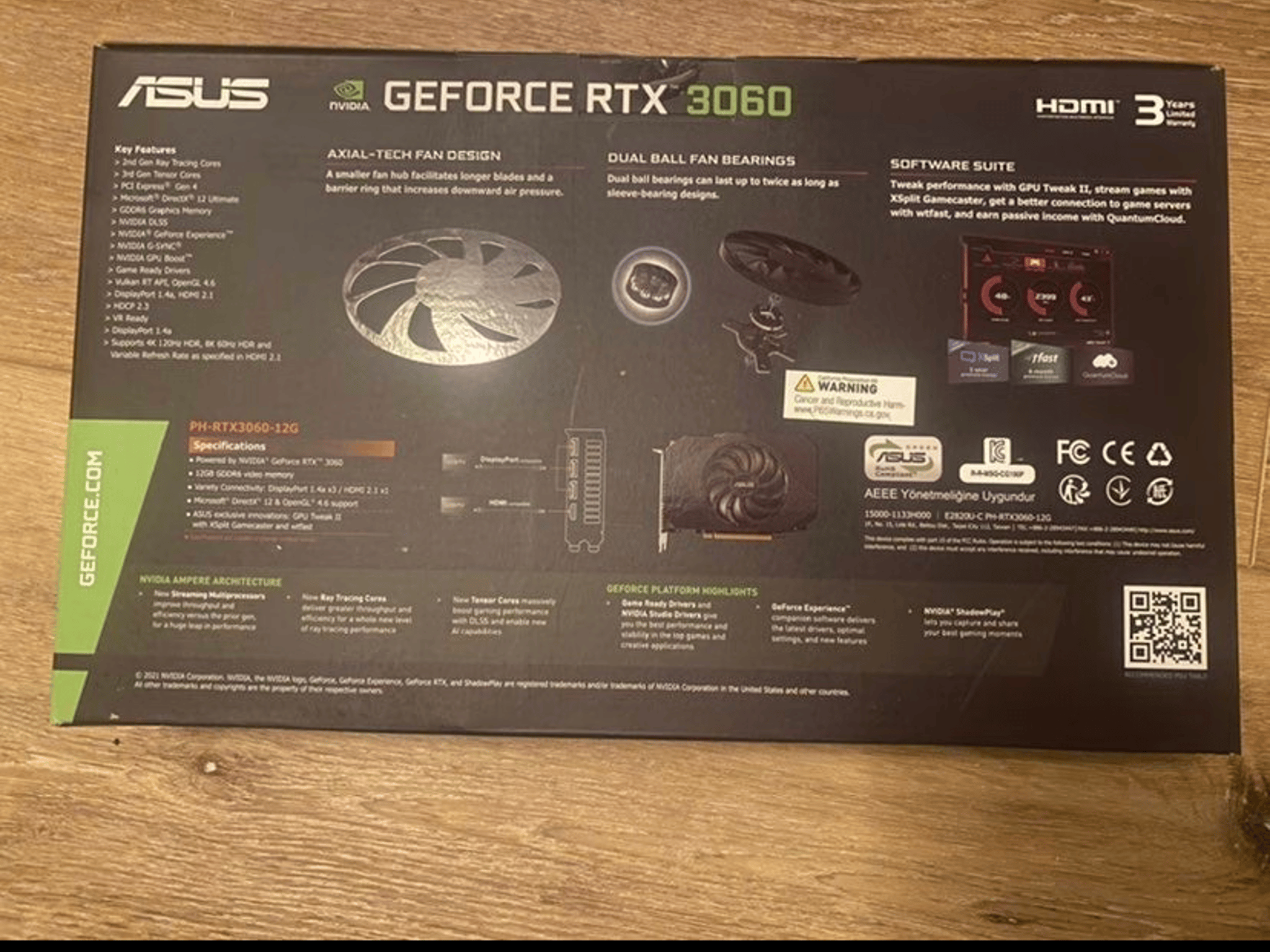 RTX 3060 12gb ASUS Phoenix 