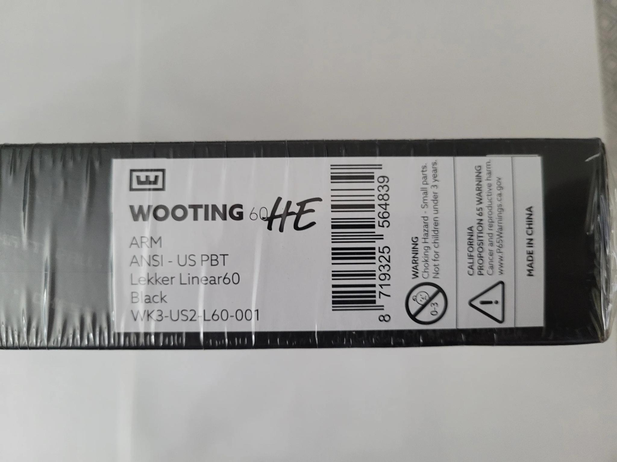 Wooting 60HE 60% Analog Keyboard Sealed