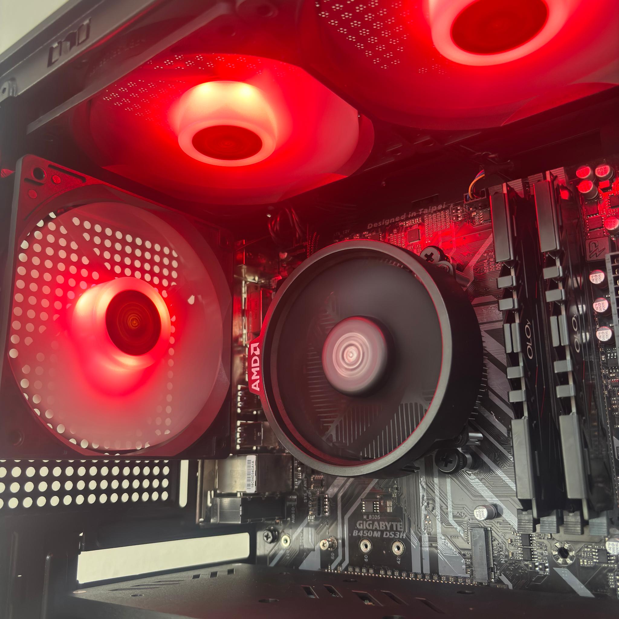 Ryzen 5 2600x + RX 580 Budget Gaming PC | 16GB RAM | WIFI | Win 11 Pro Activated | 500GB SSD