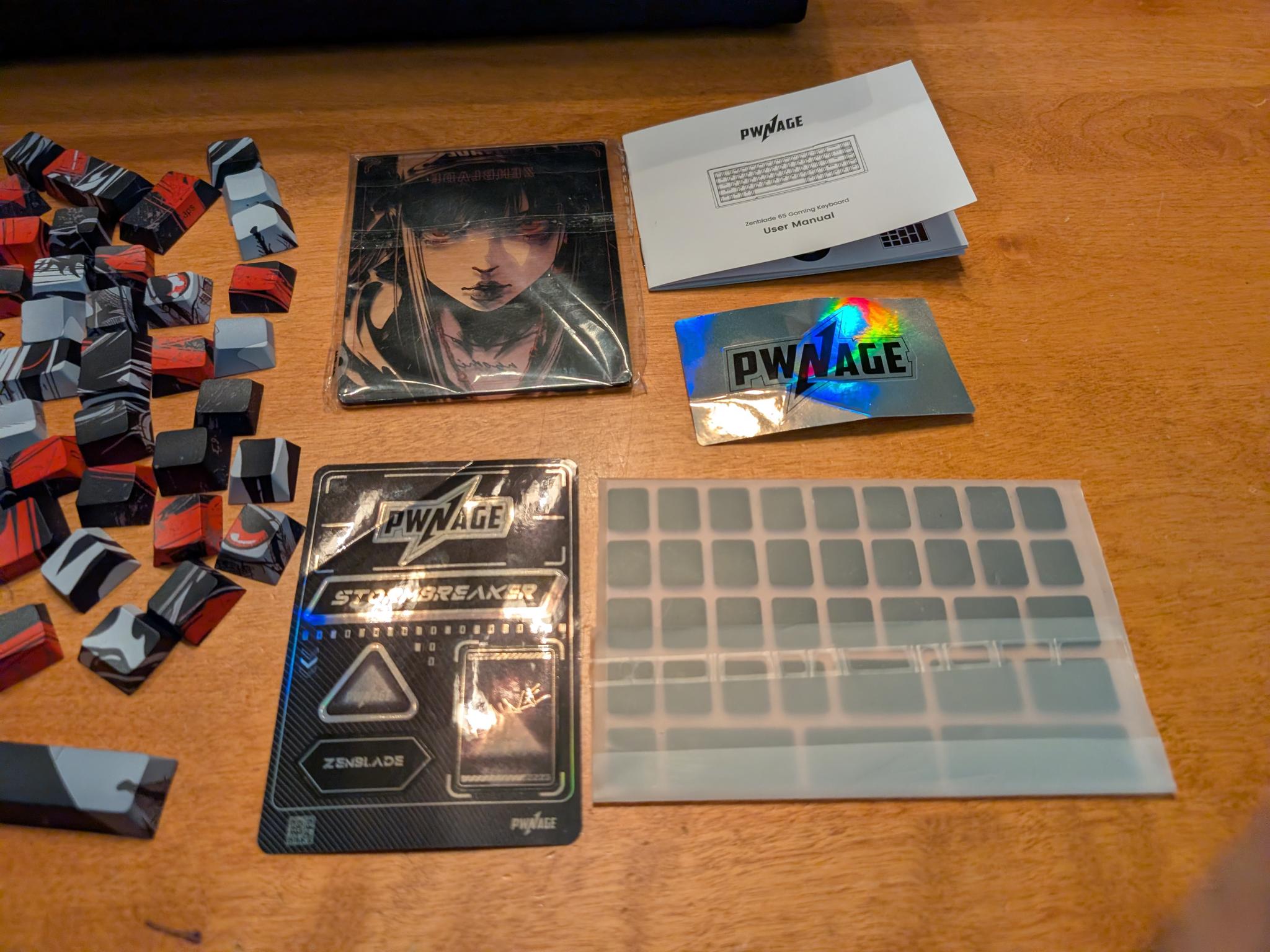 MINT condition PWNAGE ZenBlade 65 V2 Hall Effect keyboard