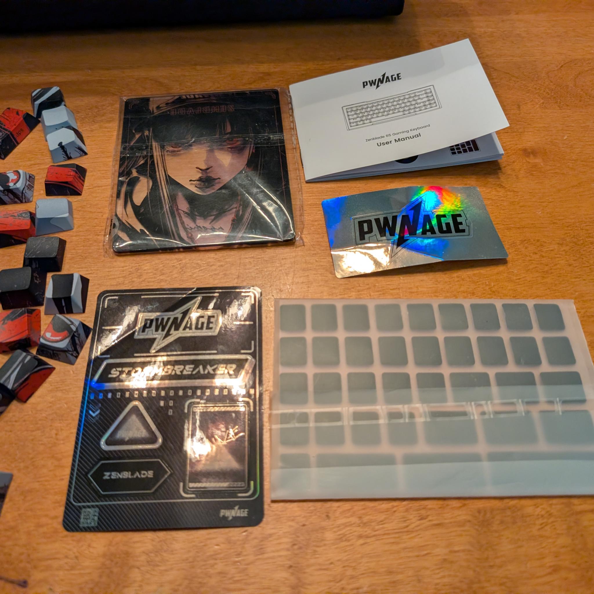 MINT condition PWNAGE ZenBlade 65 V2 Hall Effect keyboard