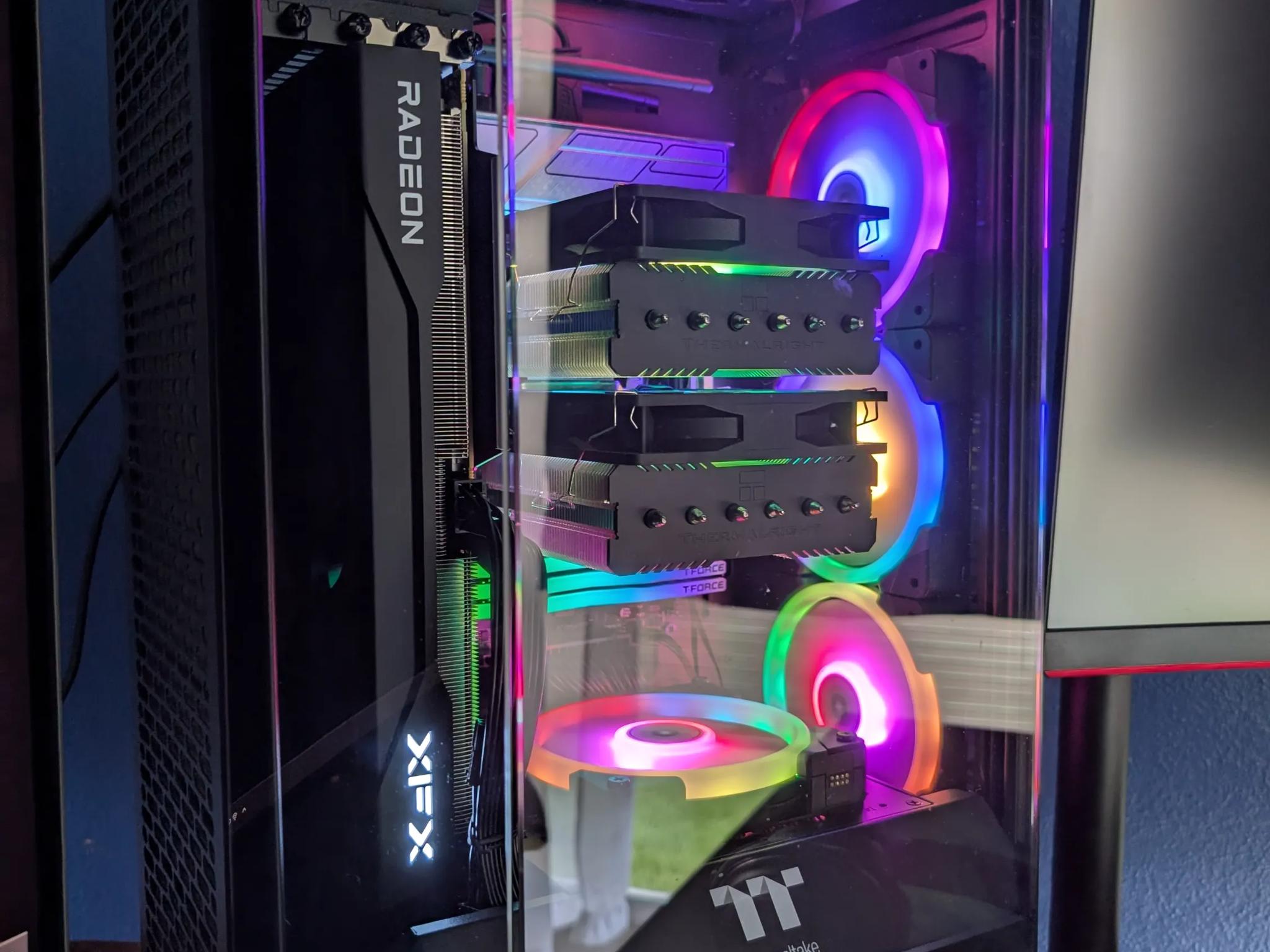 🍁Tower 300🍁 9060 XT 16GB + 5700X3D