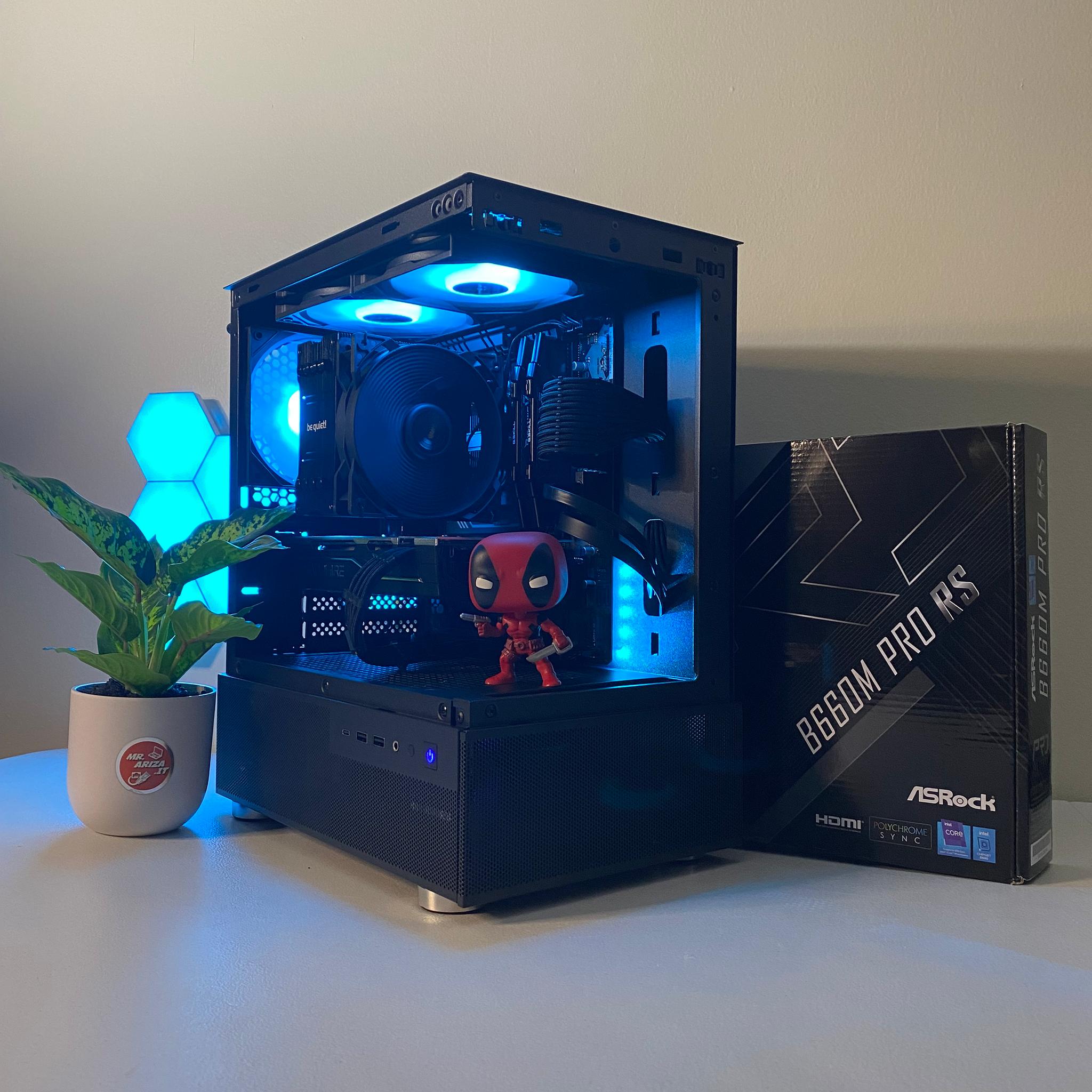 🖥️ Labor Day Sale !!!! i3 13100F / 16GB / 512GB / RX 580 8GB - Black Phoenix Gaming PC